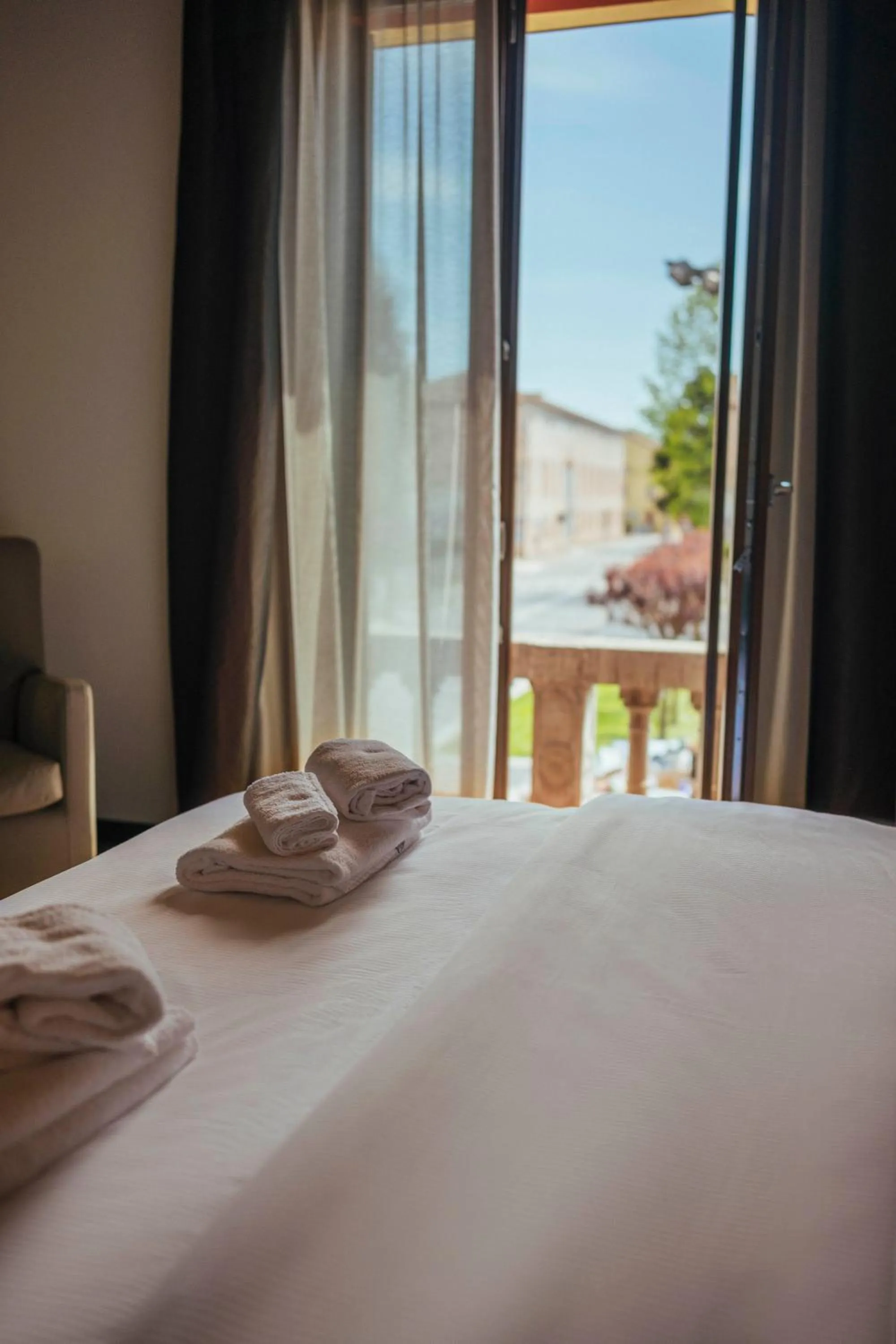 Bed in Hotel Palazzo Paradiso