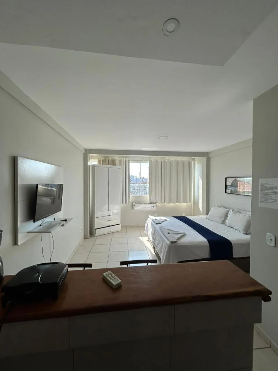 Bed in Pousada Loft Praia dos Anjos