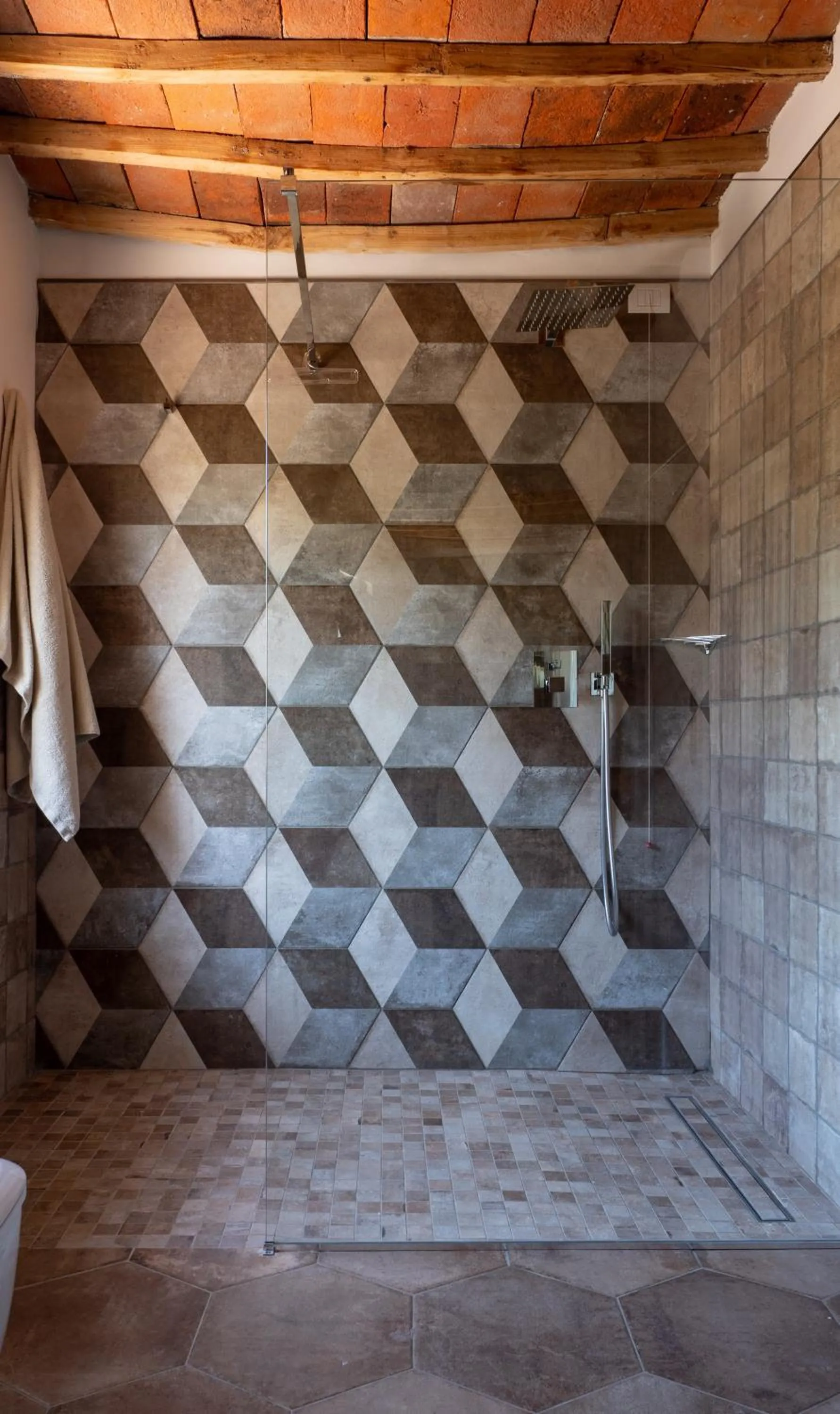 Bathroom in Relais Il Furioso