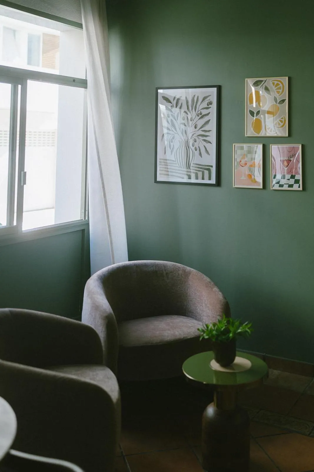 Living room in Hotel Can Solé