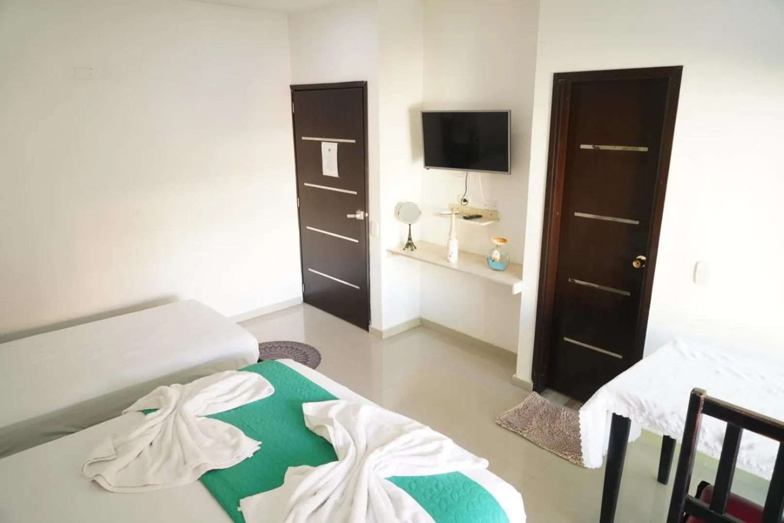 Bed in Hotel Sun River