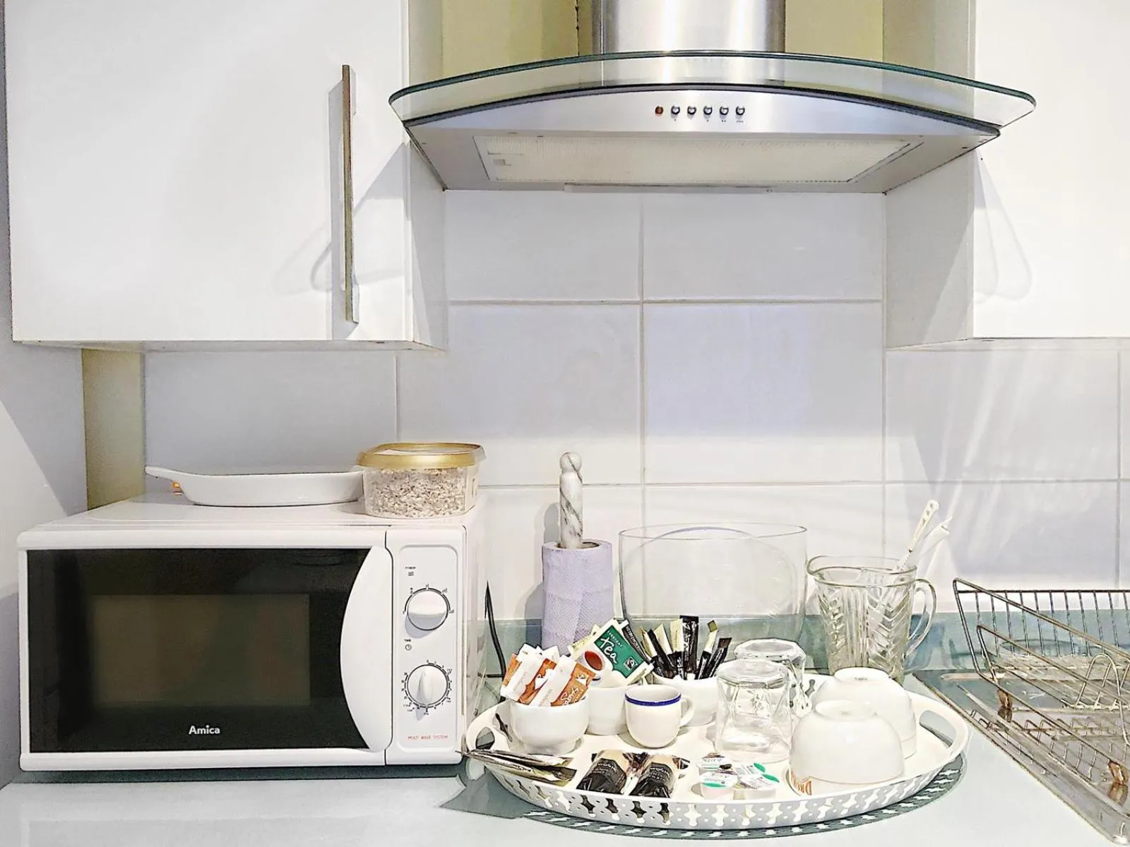 Kitchen or kitchenette in Caspian Hotel