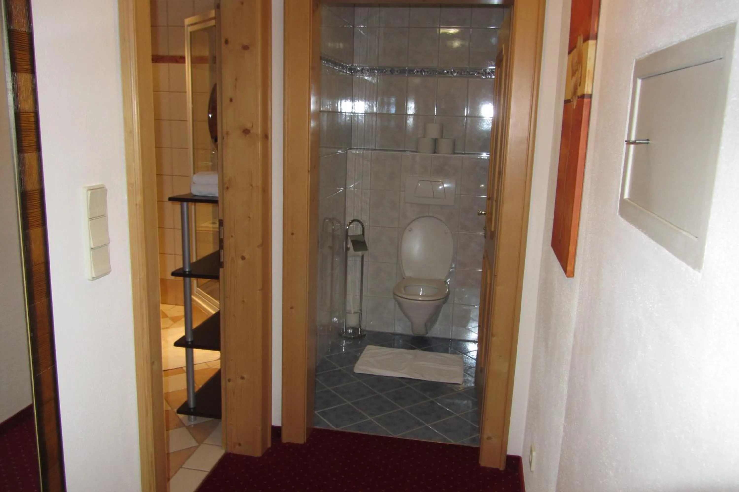 Toilet in Hotel Garni Landhaus Trenkenbach