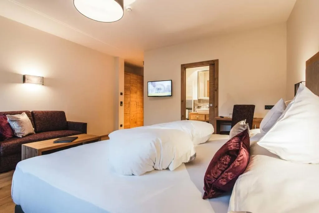 Bed in Hotel Bergblick 4 Sterne Superior