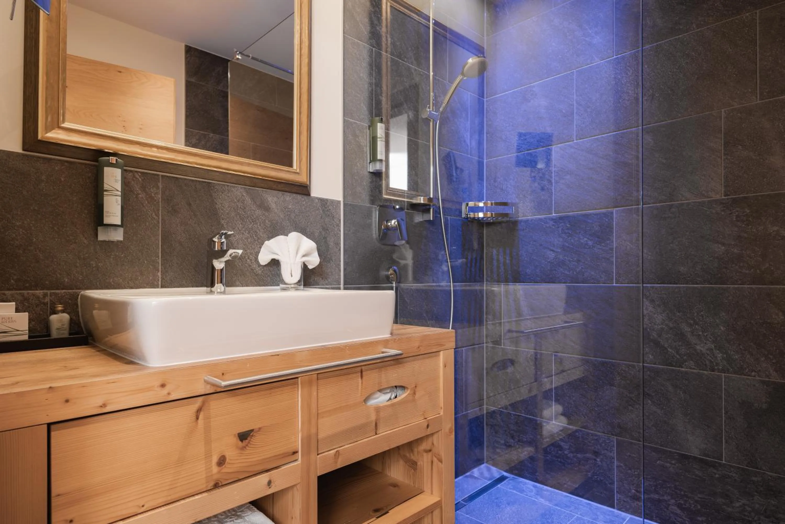 Toilet in Hotel Bergblick 4 Sterne Superior