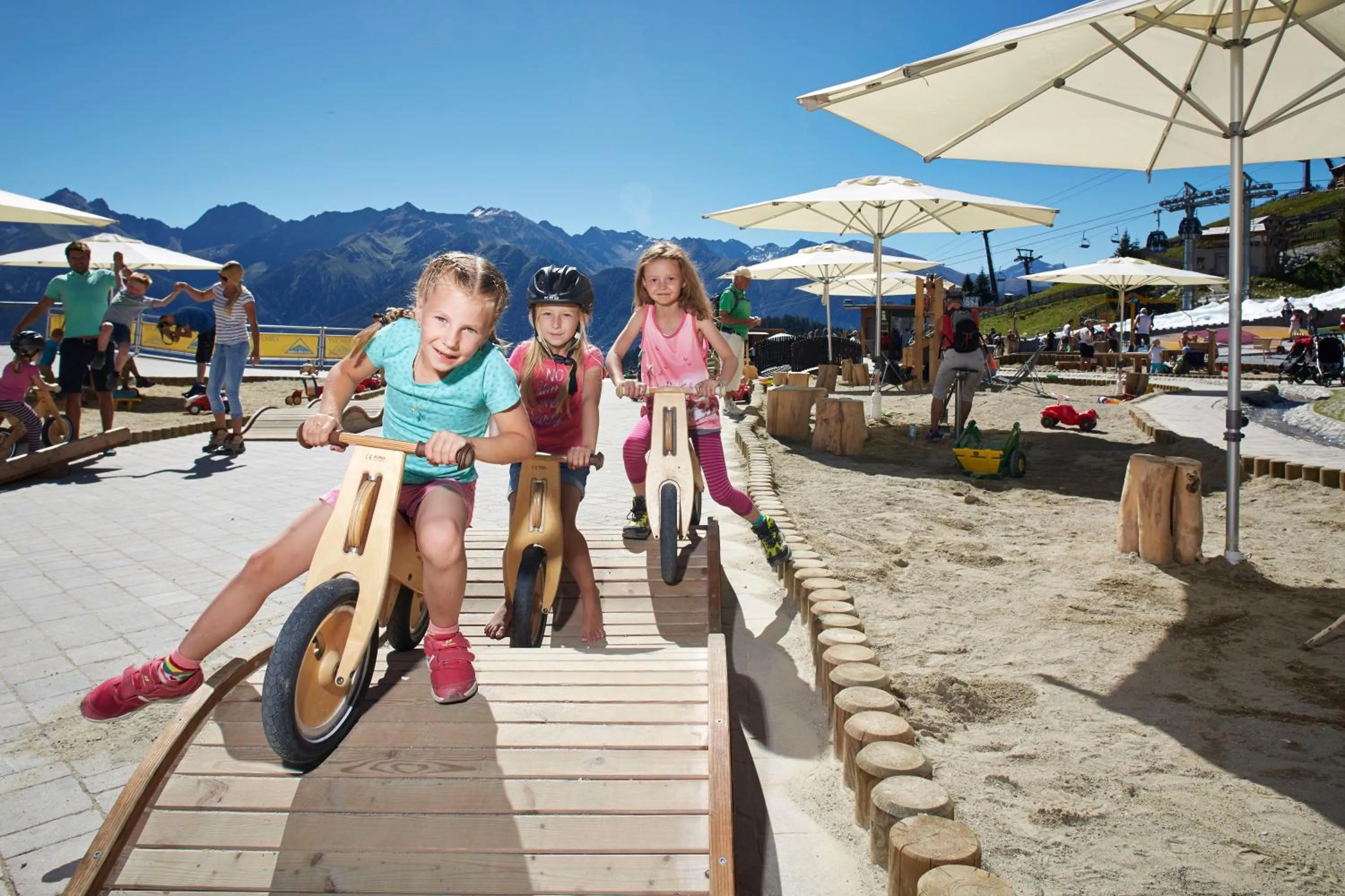 Children play ground in Hotel Bergblick 4 Sterne Superior