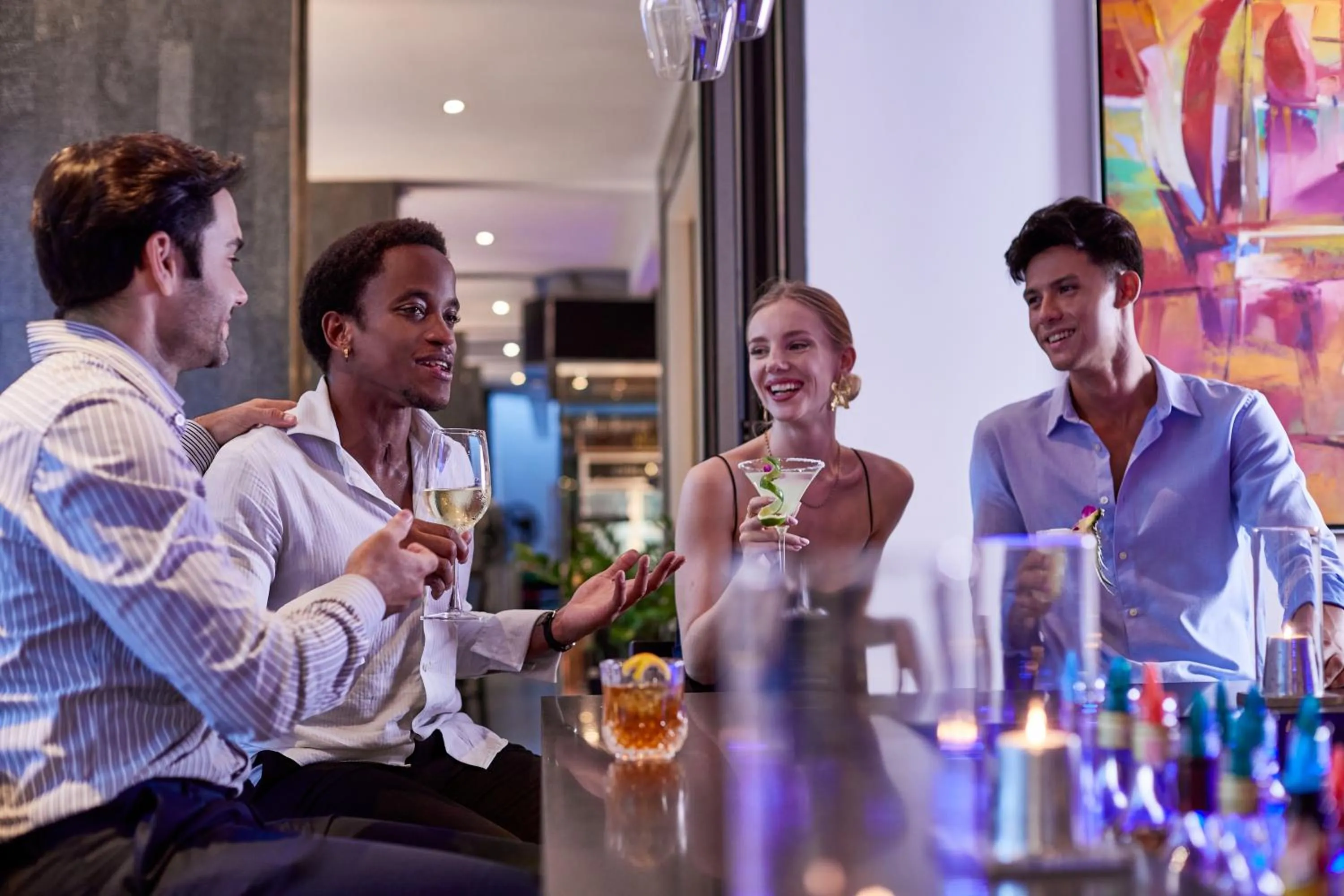 Lounge or bar in BYD Lofts - Boutique Hotel & Serviced Apartments - Patong Beach, Phuket