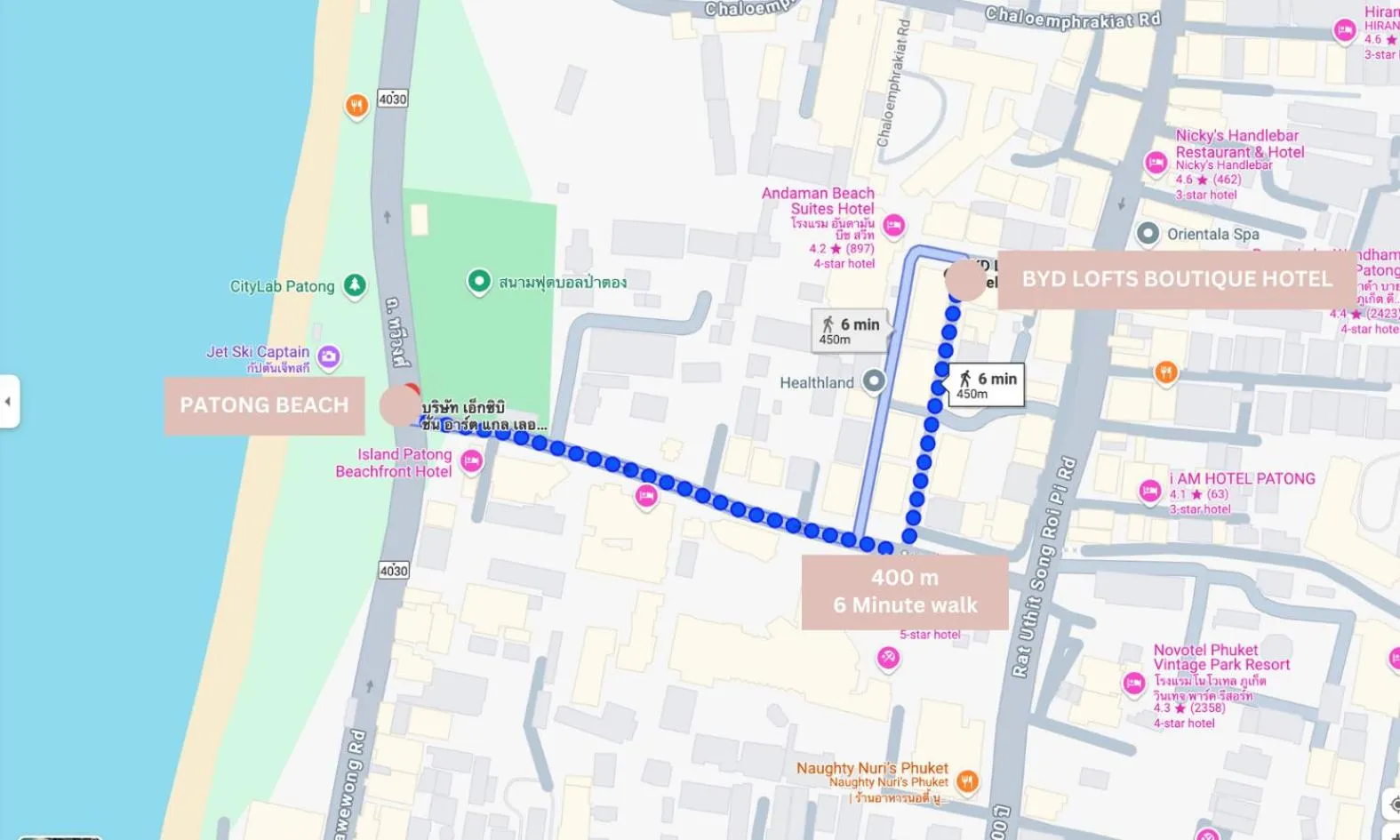 Neighbourhood in BYD Lofts - Boutique Hotel & Serviced Apartments - Patong Beach, Phuket