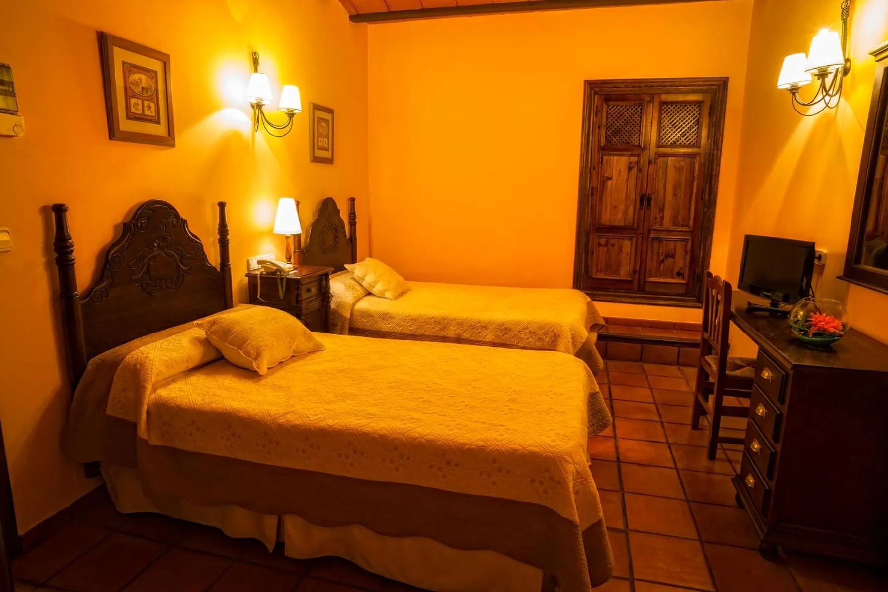 Bed in Hotel Bodega La Venta