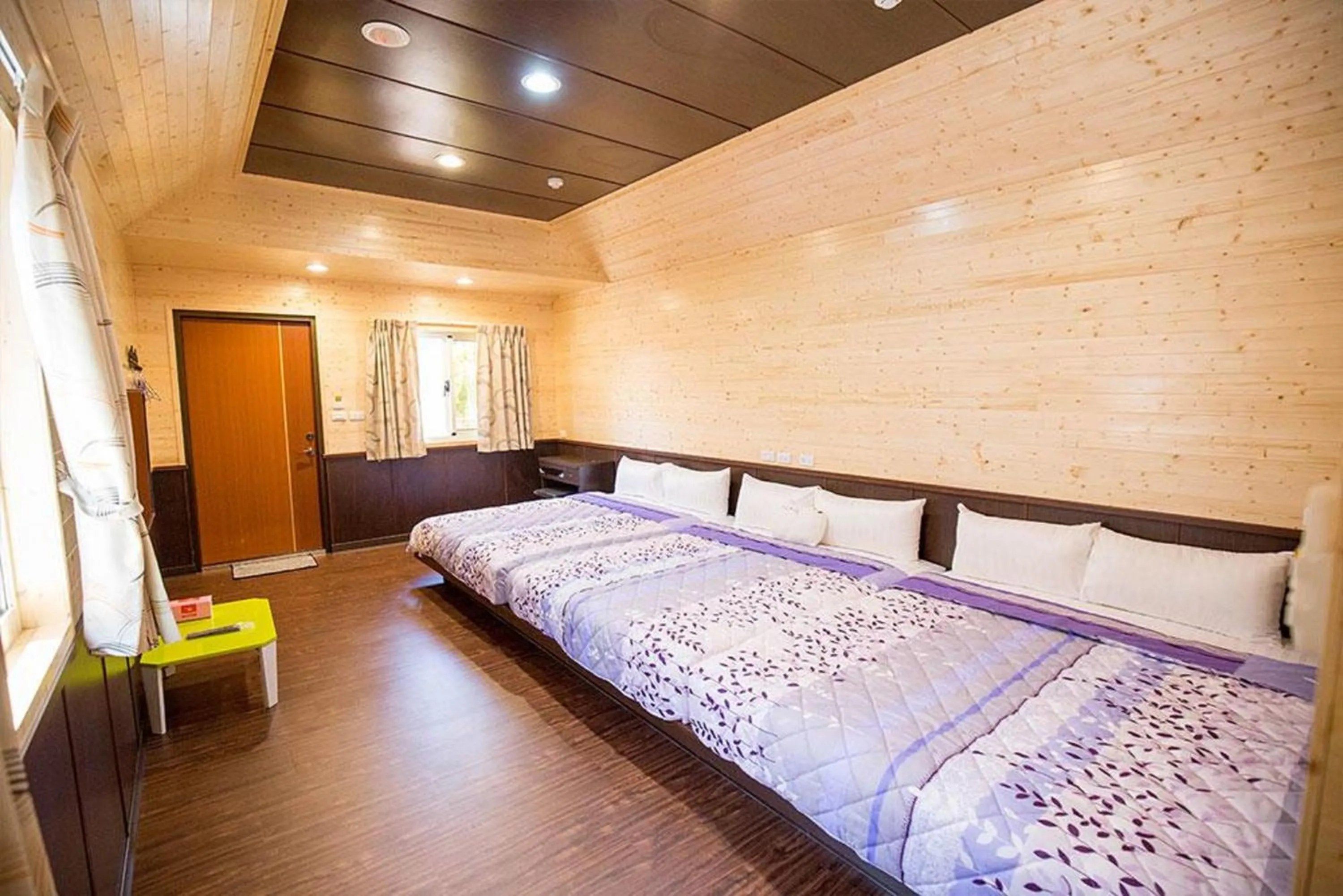 Bed in Xiaoliuqiu Happy House B&B