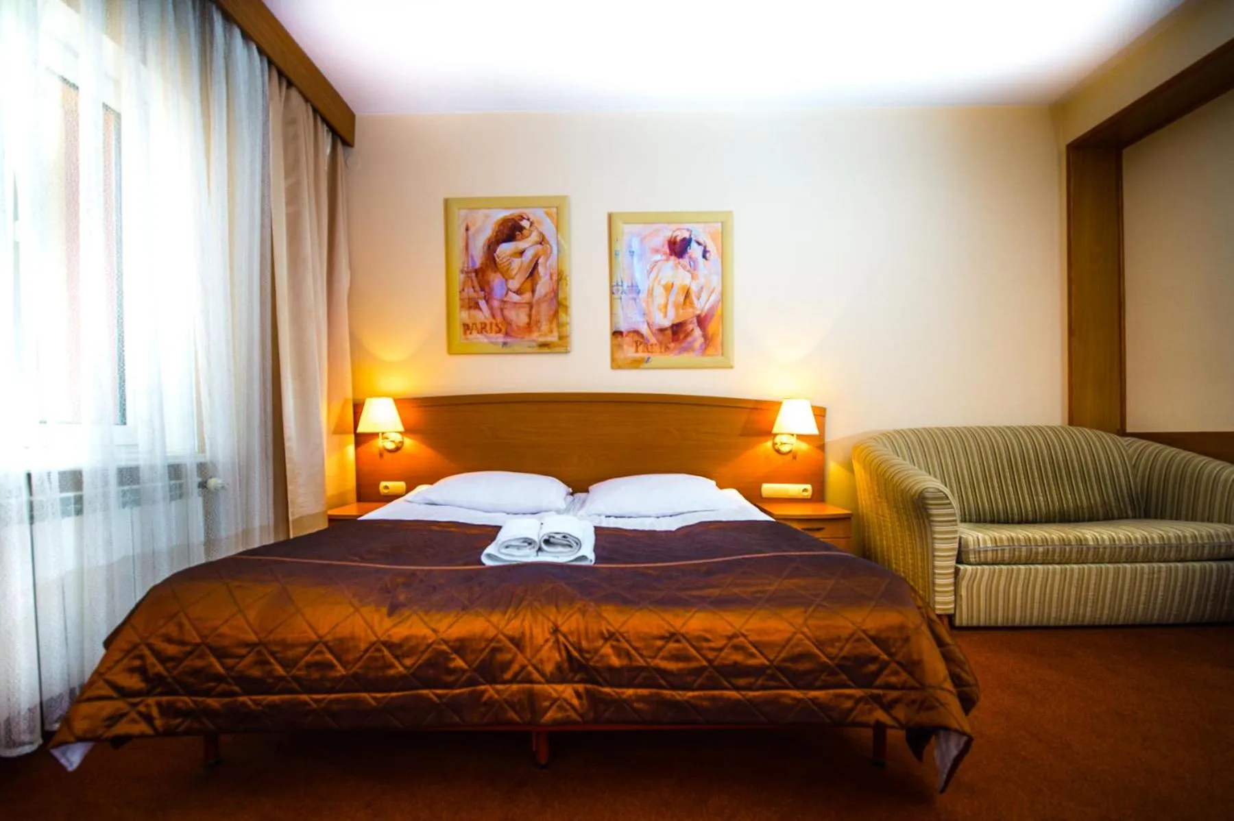 Bed in Hotel Nad Pisą