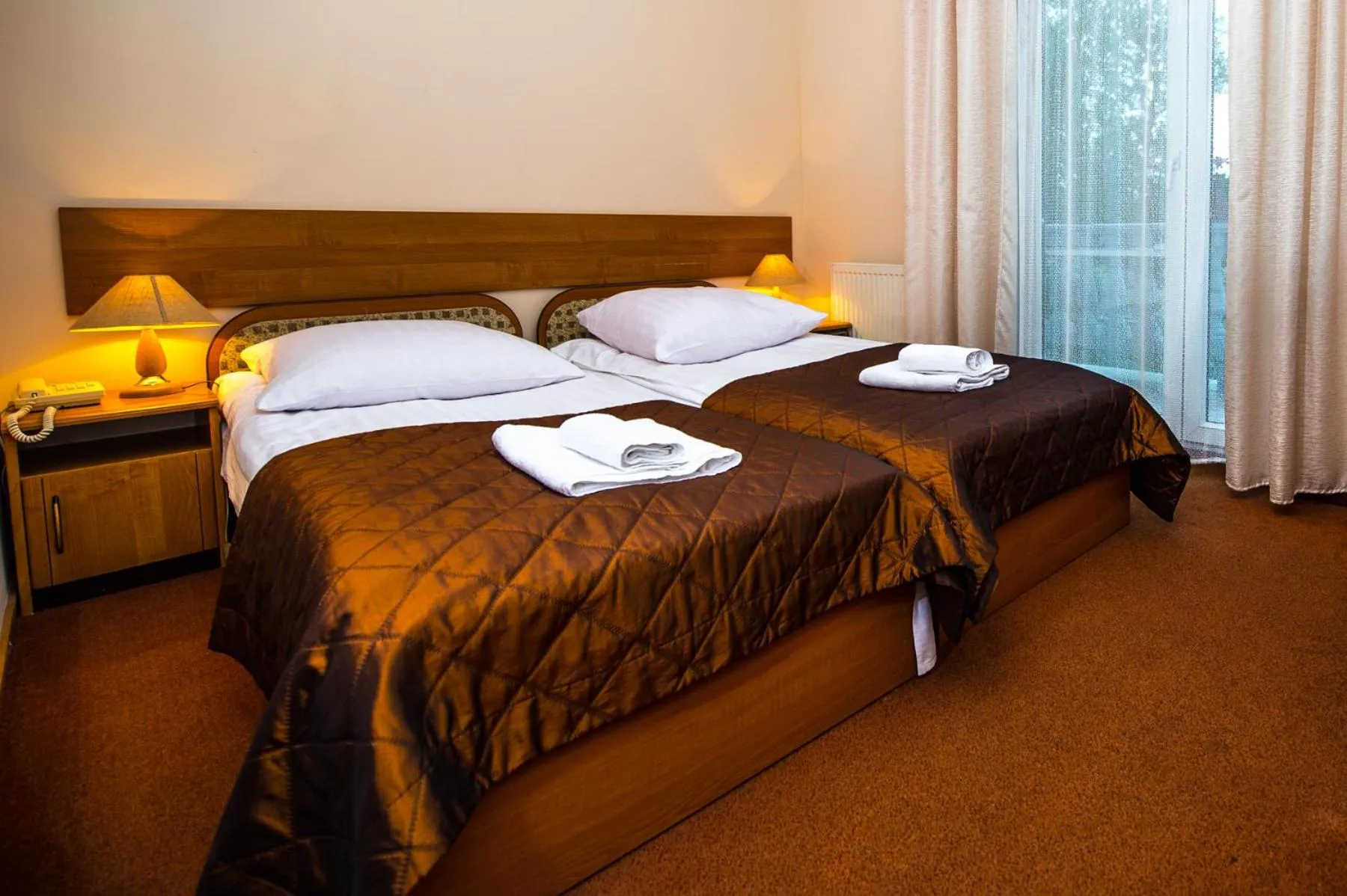 Bed in Hotel Nad Pisą