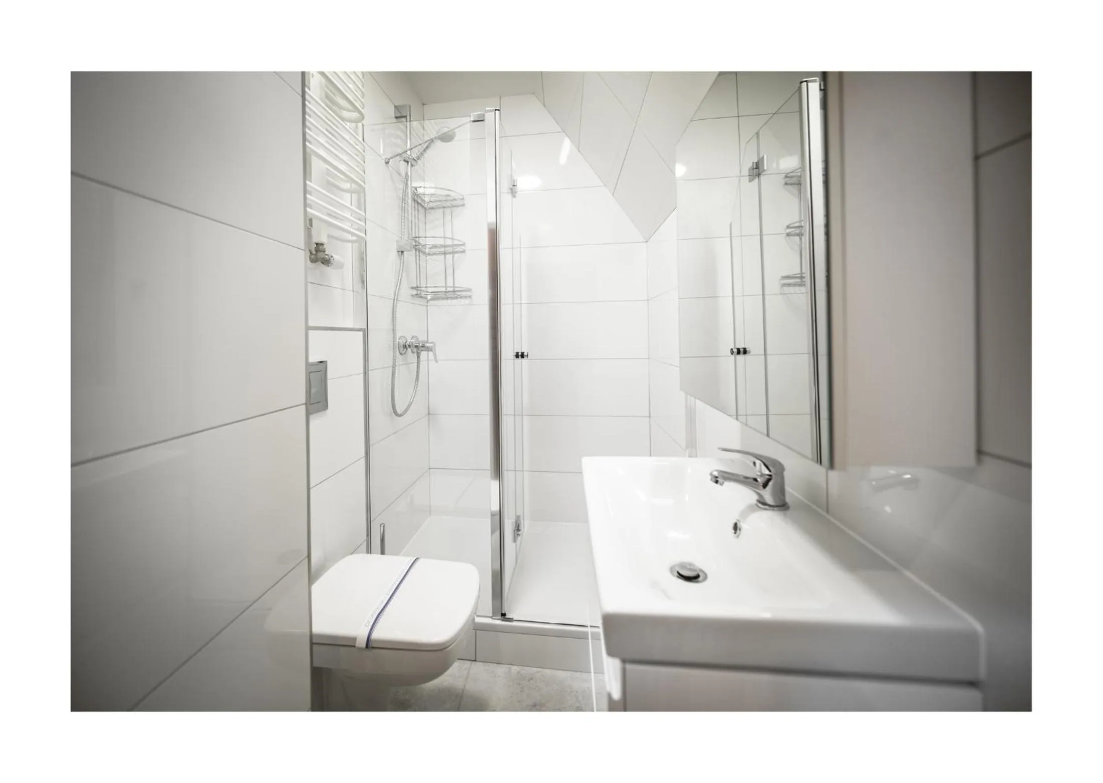 Shower in Hotel Nad Pisą