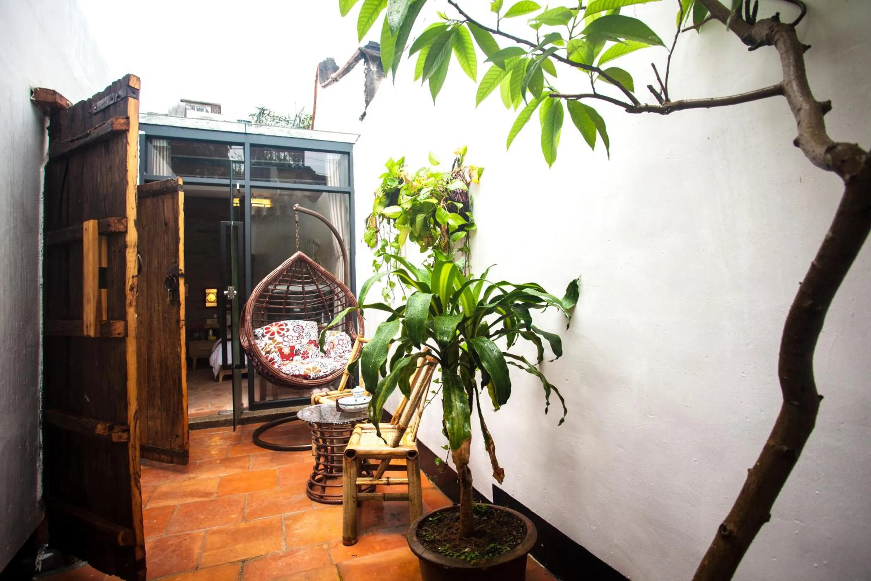 Patio in Manju Inn