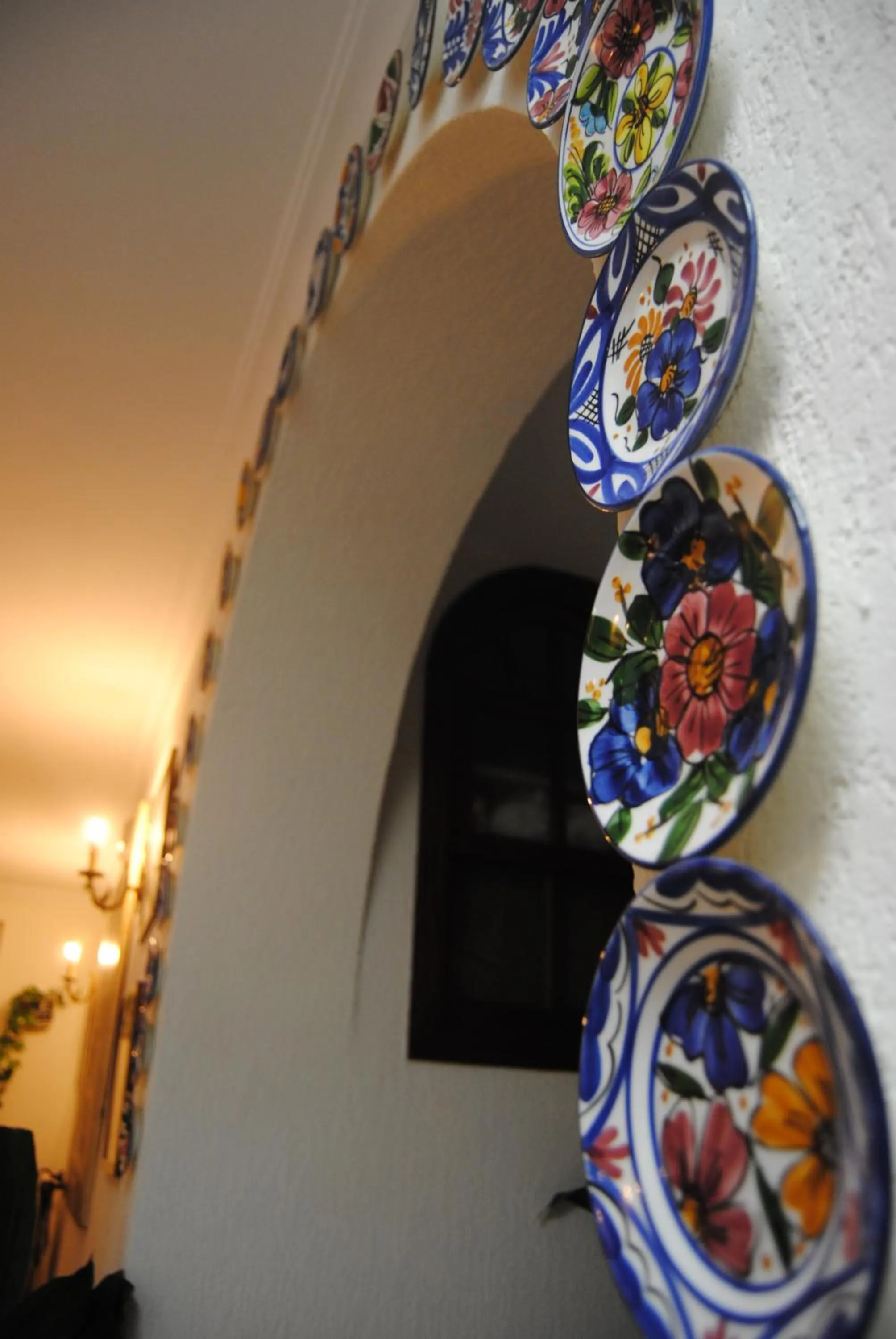 Decorative detail in Hostal Italia
