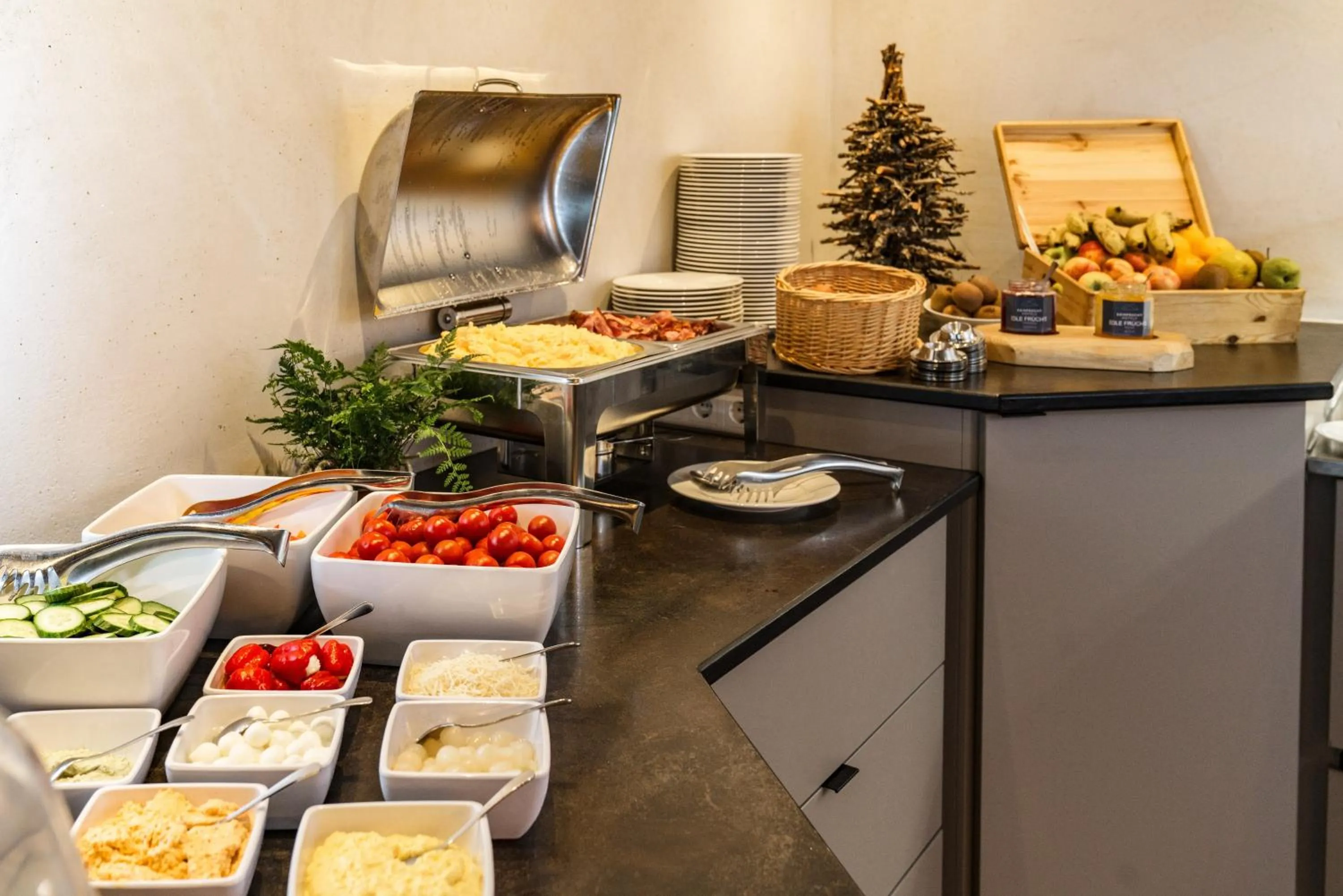 Buffet breakfast in Ferienalm Panorama Apartments