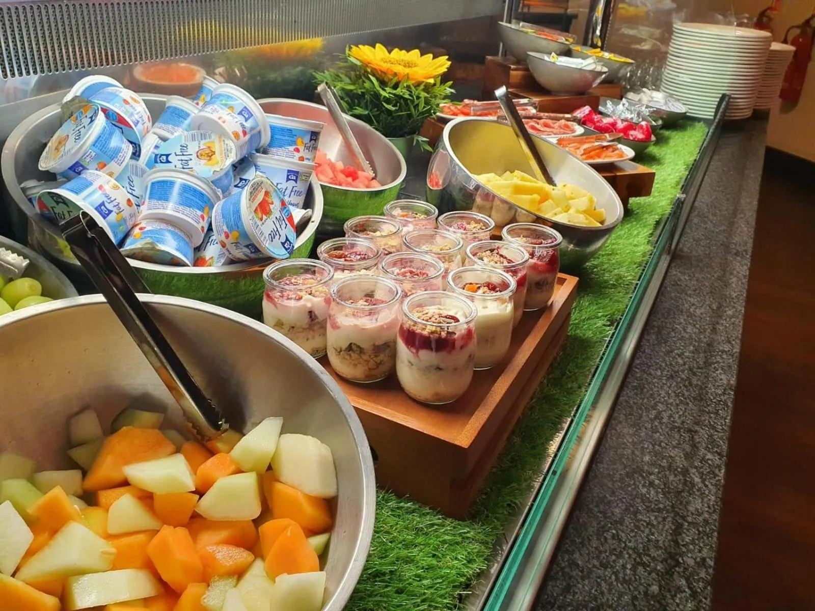 Buffet breakfast in Cranfield Management Development Centre