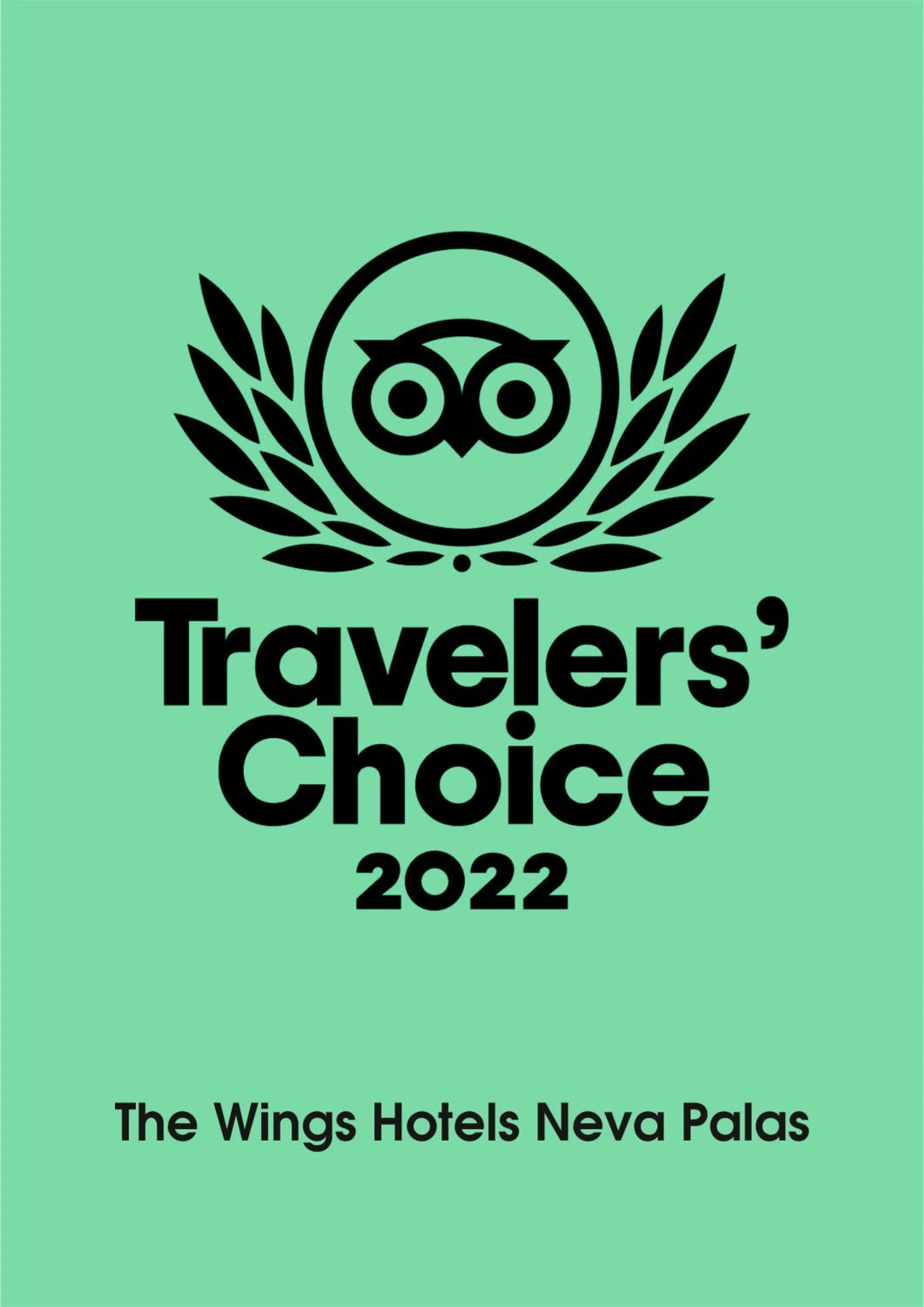 Certificate/Award in The Wings Hotels Neva Palas