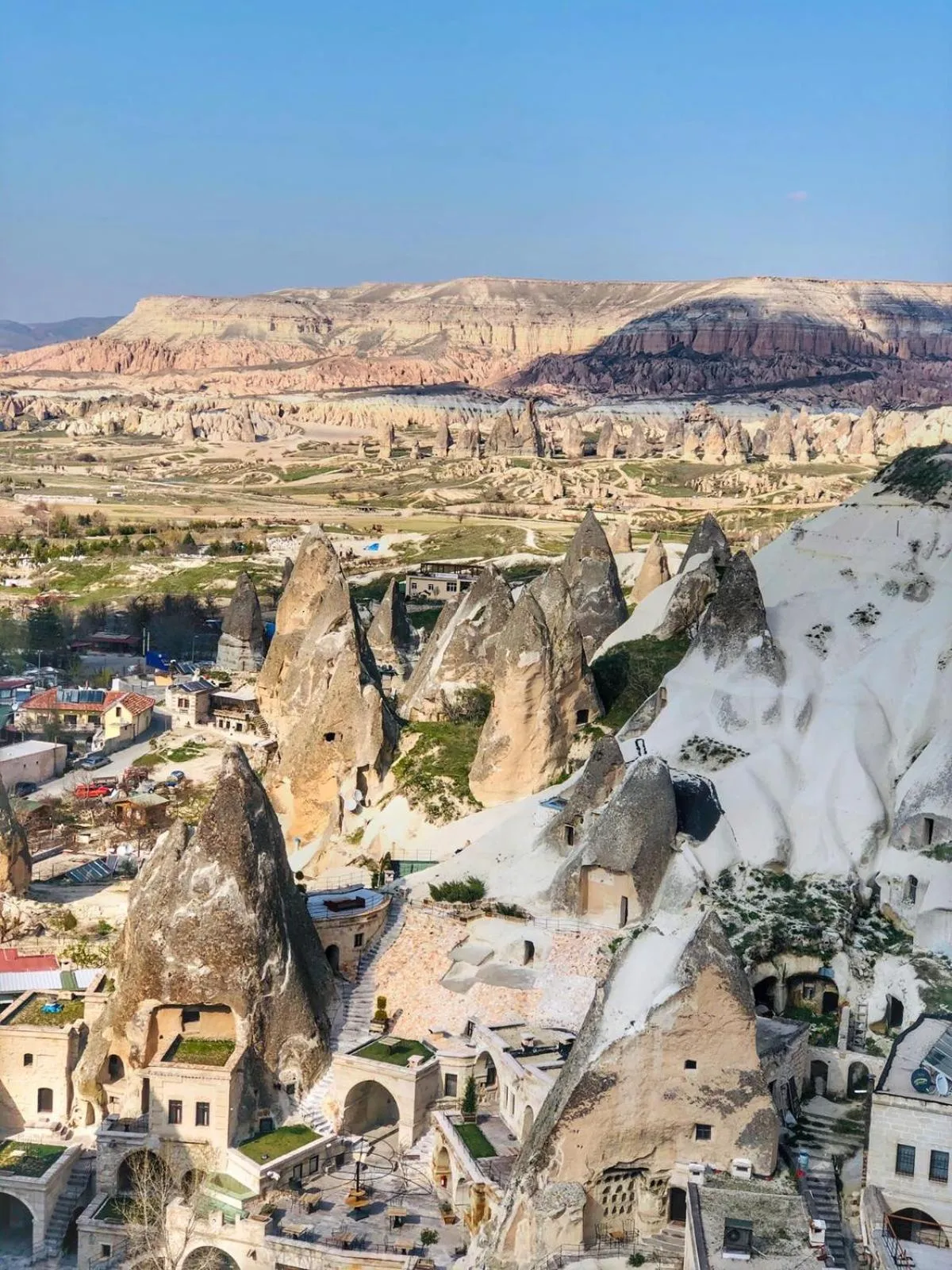 Natural landscape in Cappadocia Ozbek Stone House
