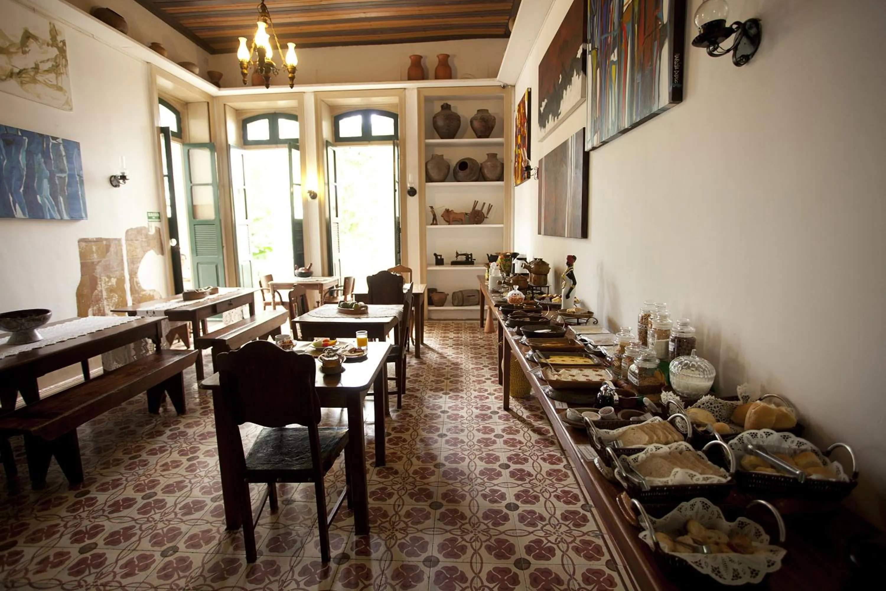 Restaurant/places to eat in Pousada dos Quatro Cantos