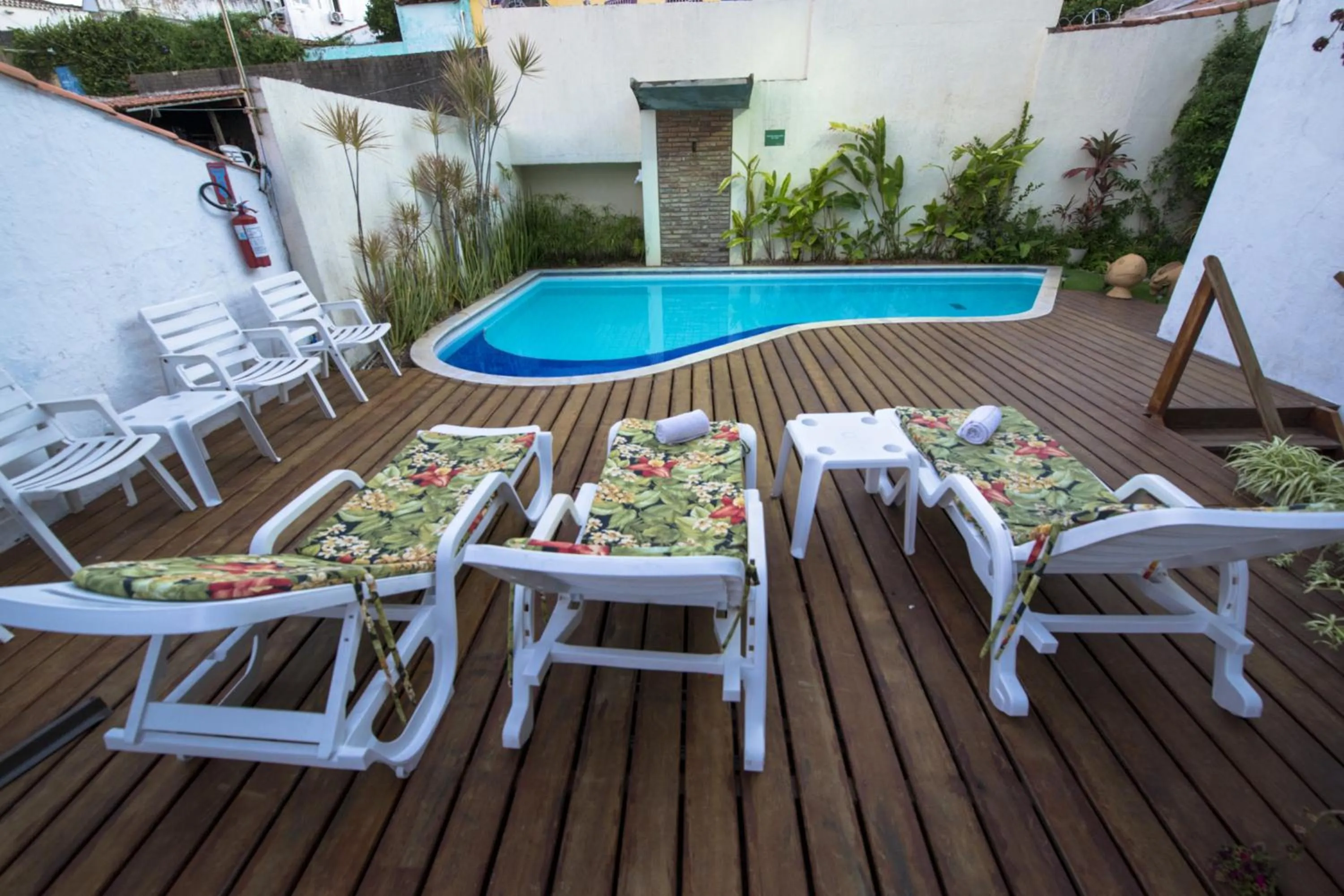 Swimming pool in Pousada dos Quatro Cantos