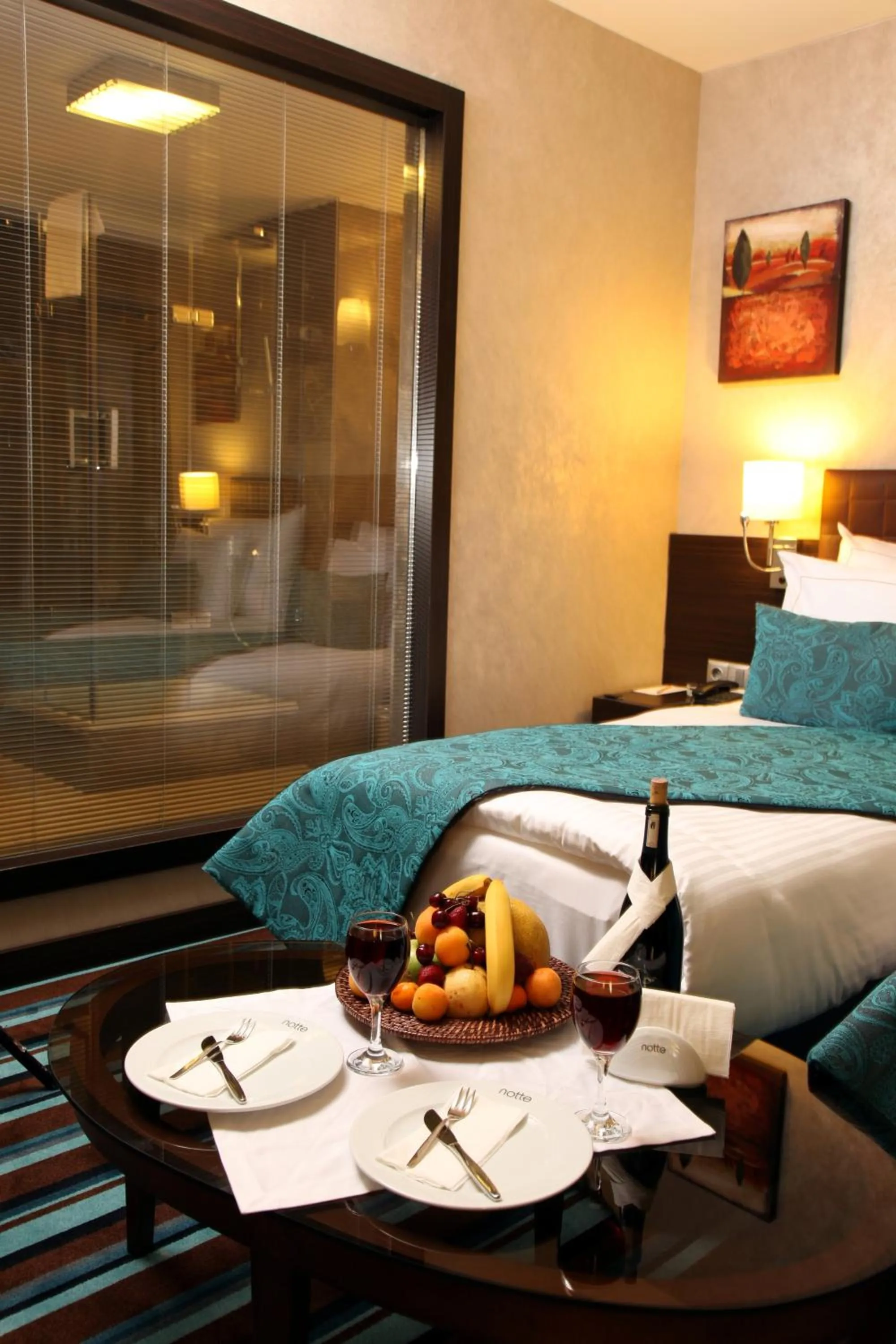 Decorative detail, Bed in Notte Hotel