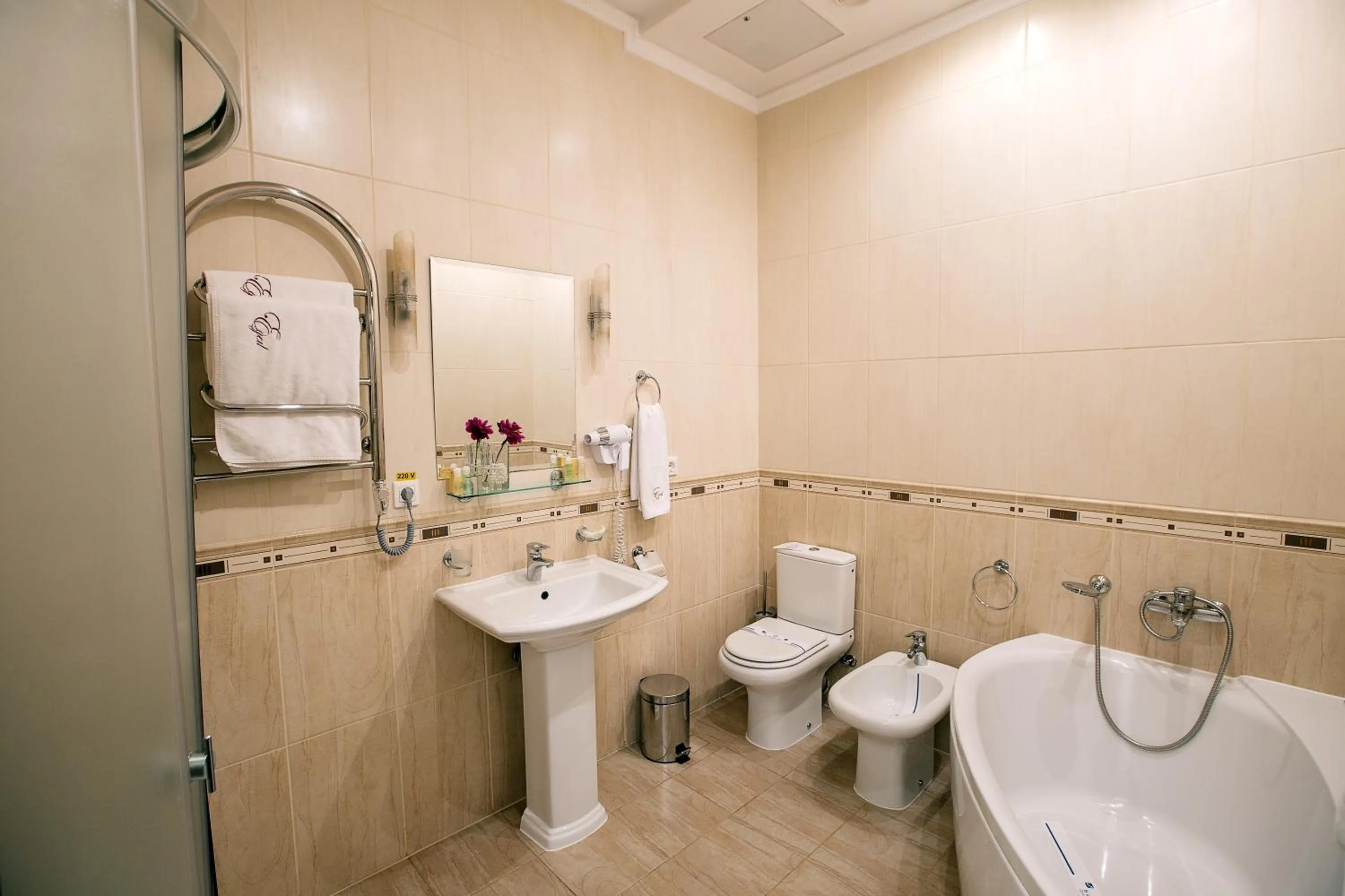 Bathroom in Edem Hotel Lviv