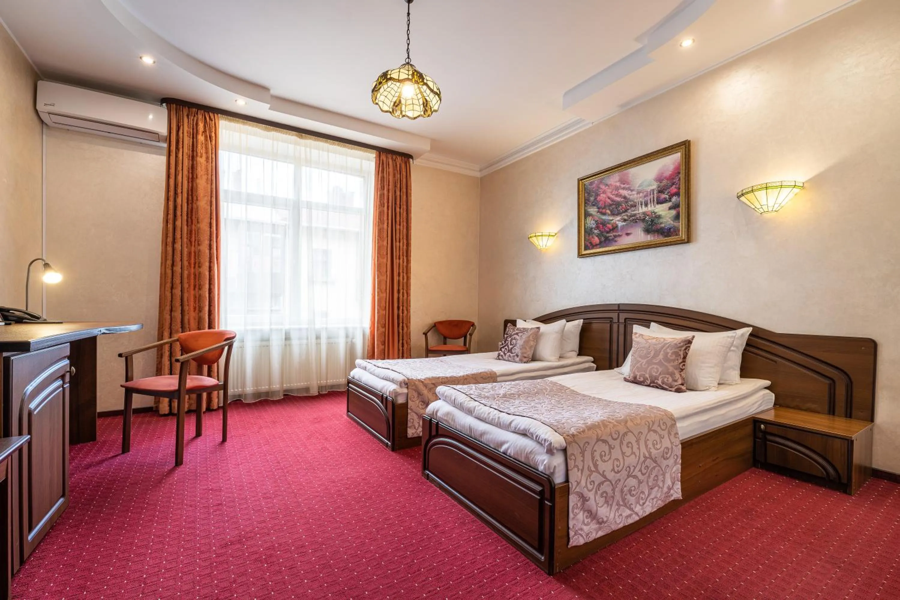 Bed in Edem Hotel Lviv
