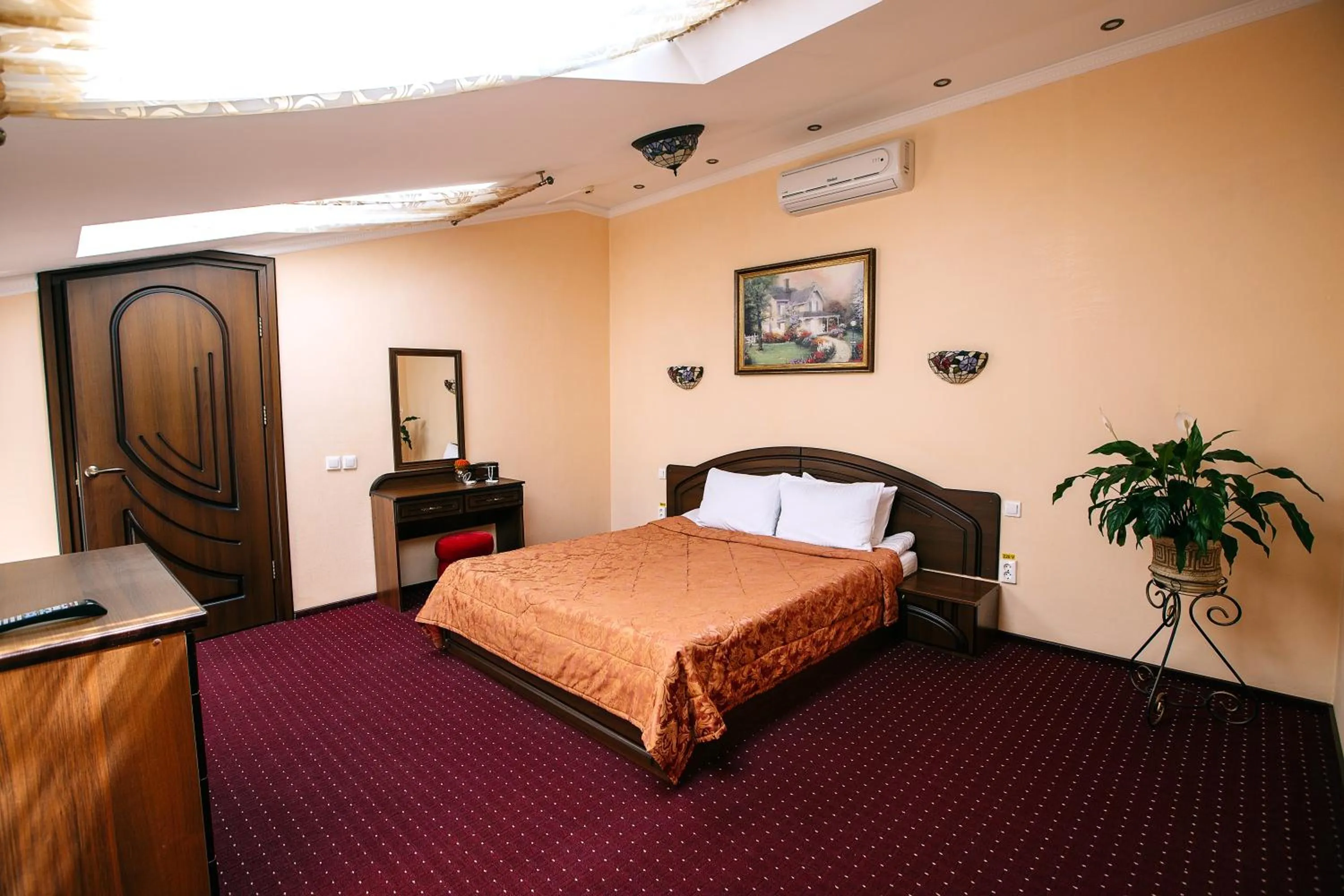 Bed in Edem Hotel Lviv