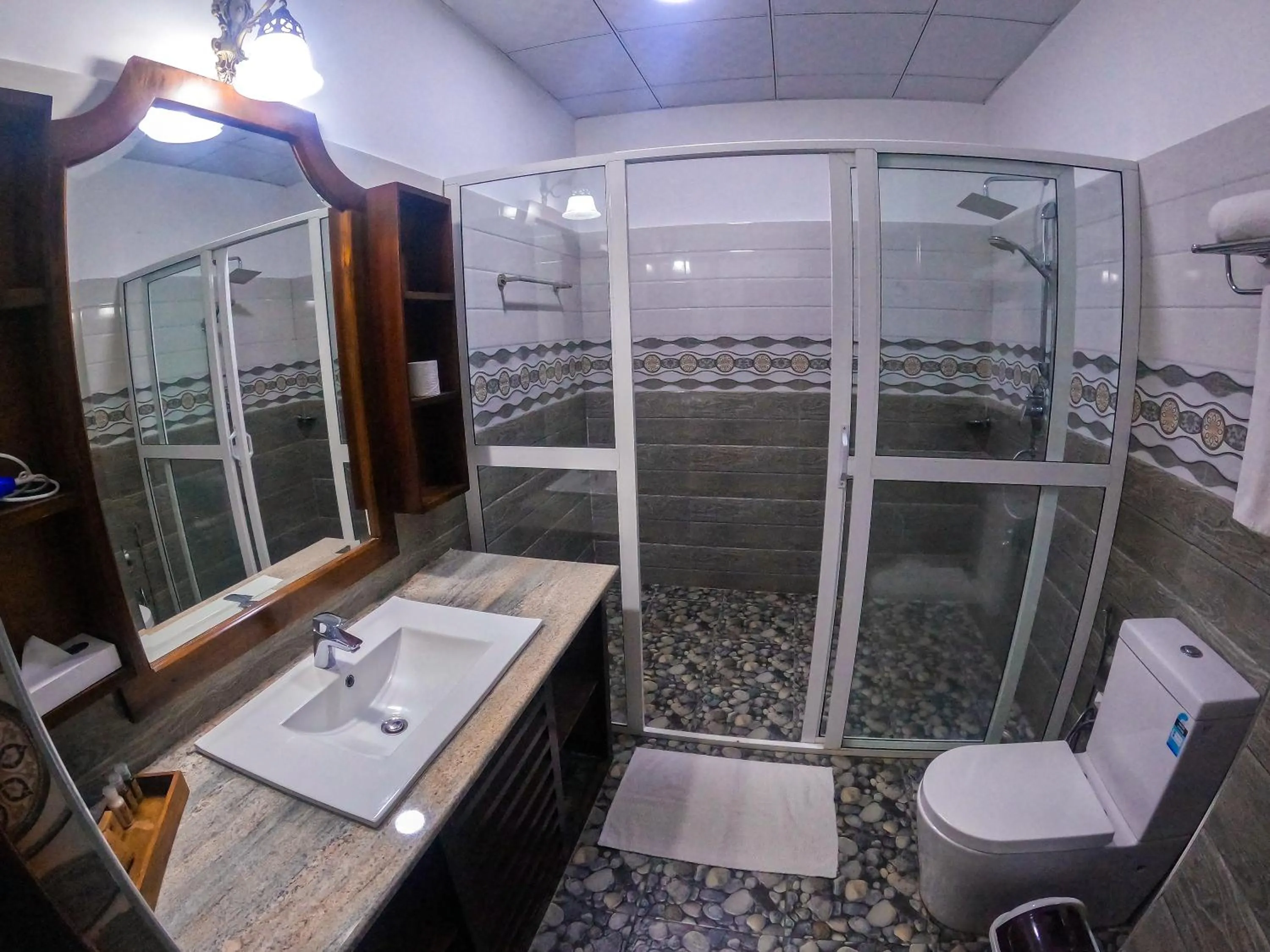 Shower in Centauria Wild Resort