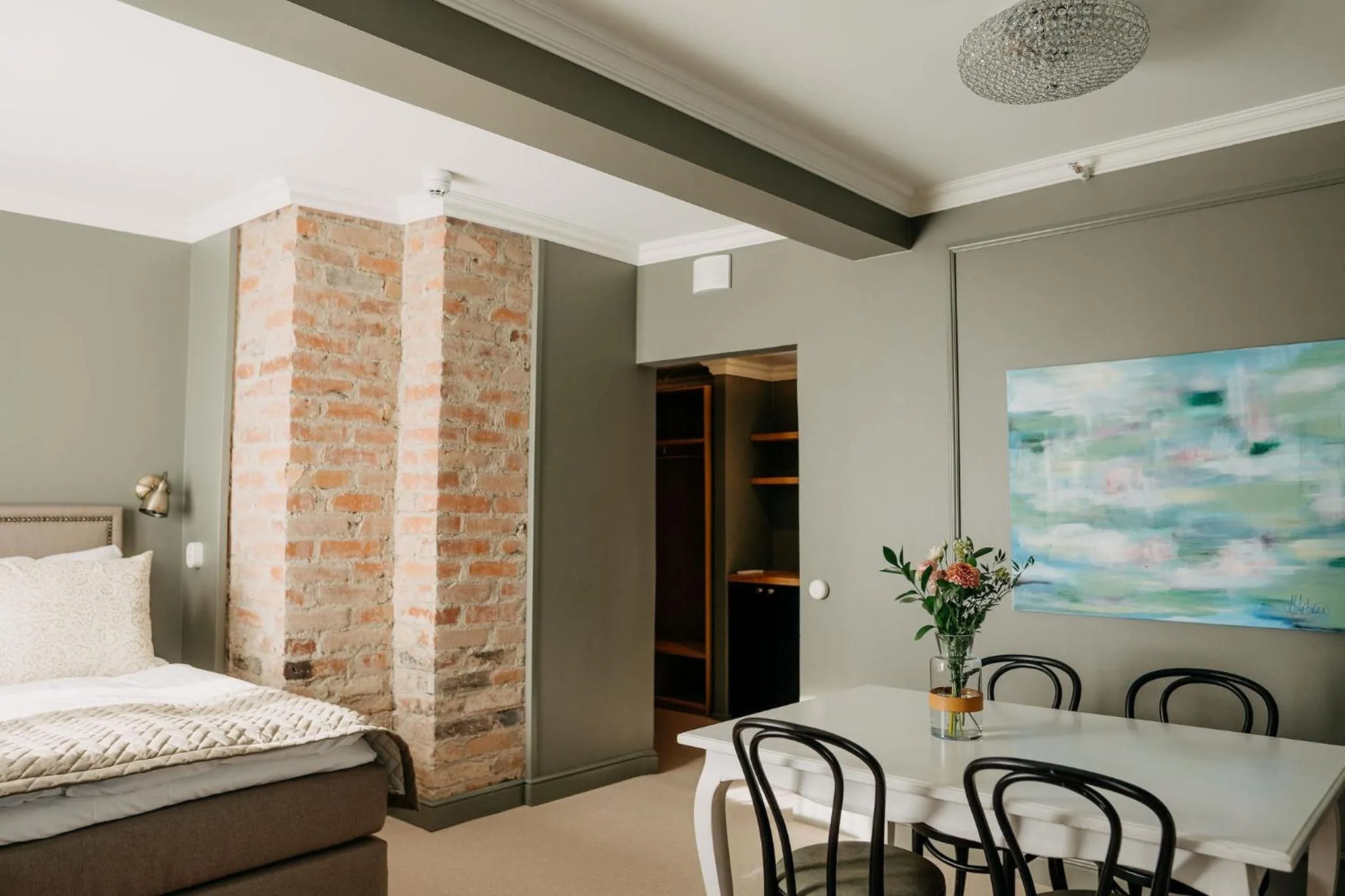 Photo of the whole room, Bed in Lillan Hotel & Kök