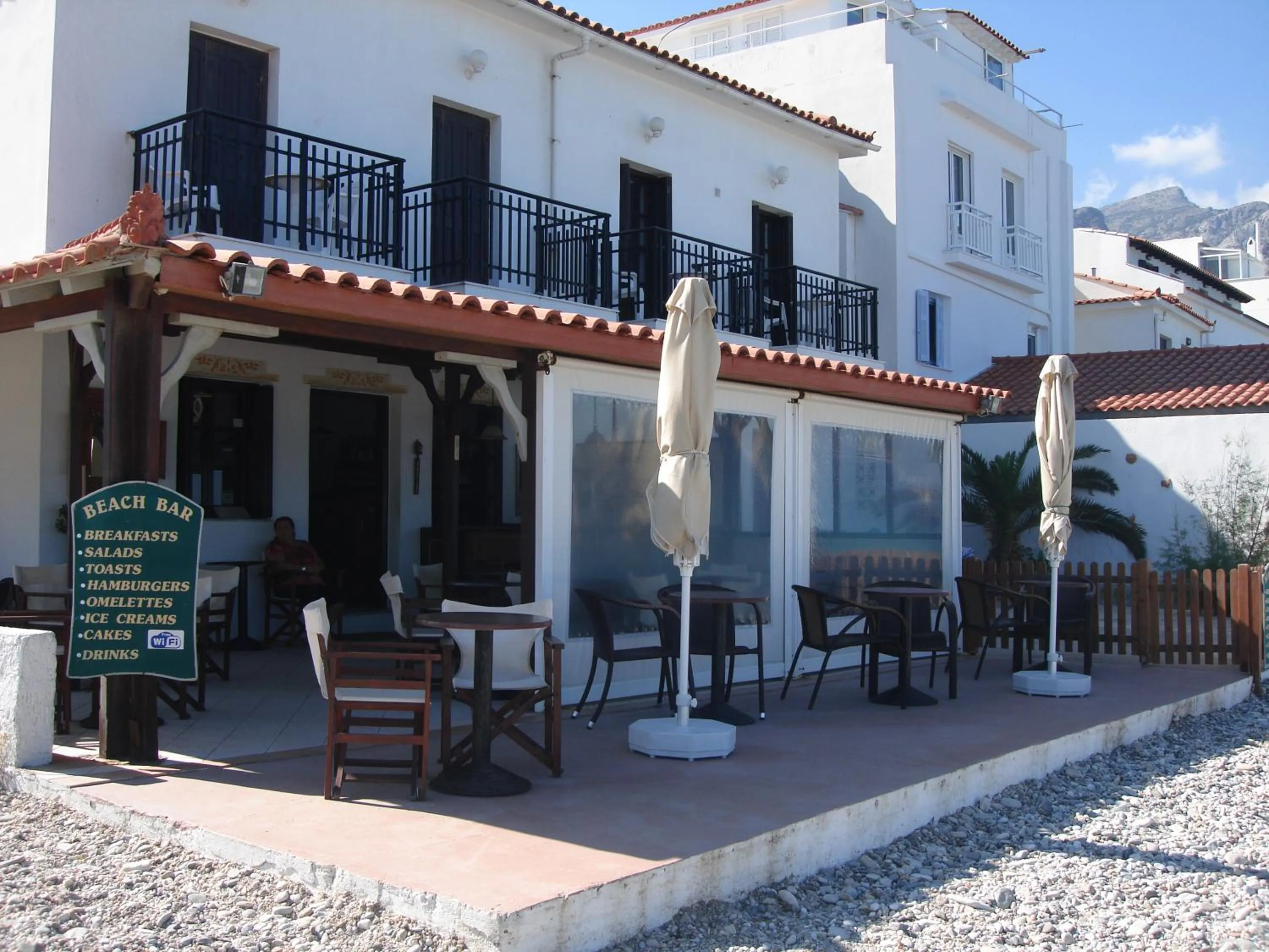 Balcony/Terrace in Long Beach Kokkari Samos