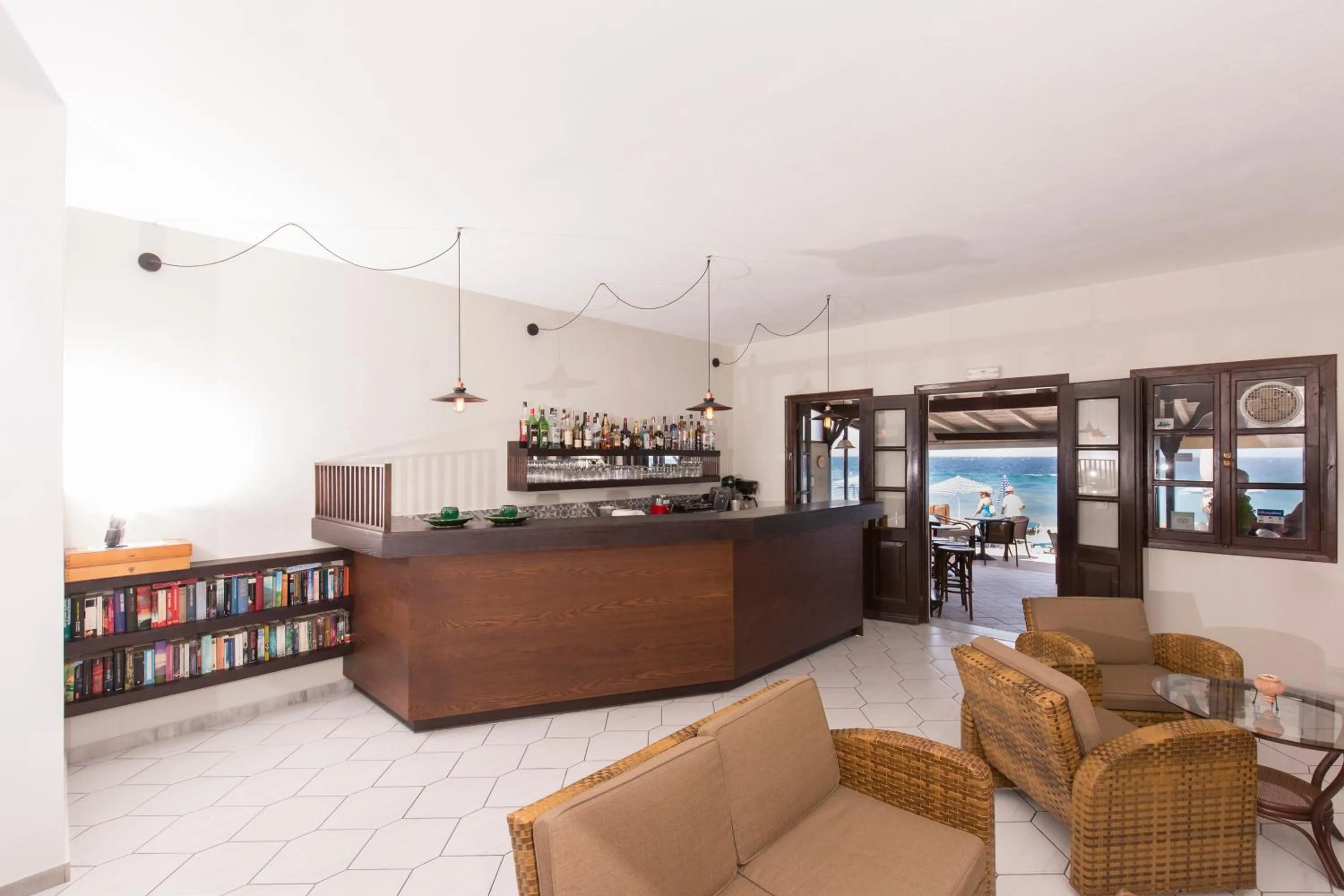 Lobby or reception in Long Beach Kokkari Samos