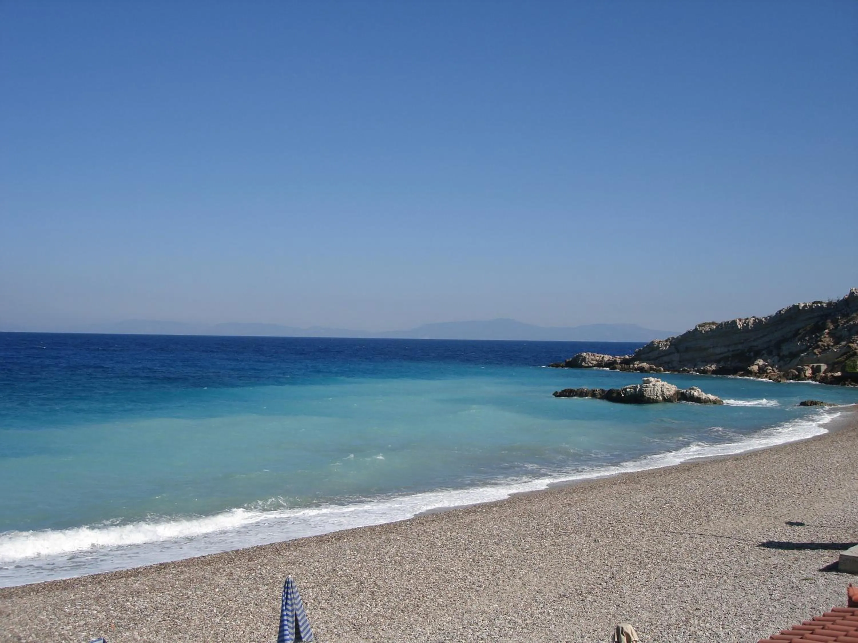 Beach in Long Beach Kokkari Samos
