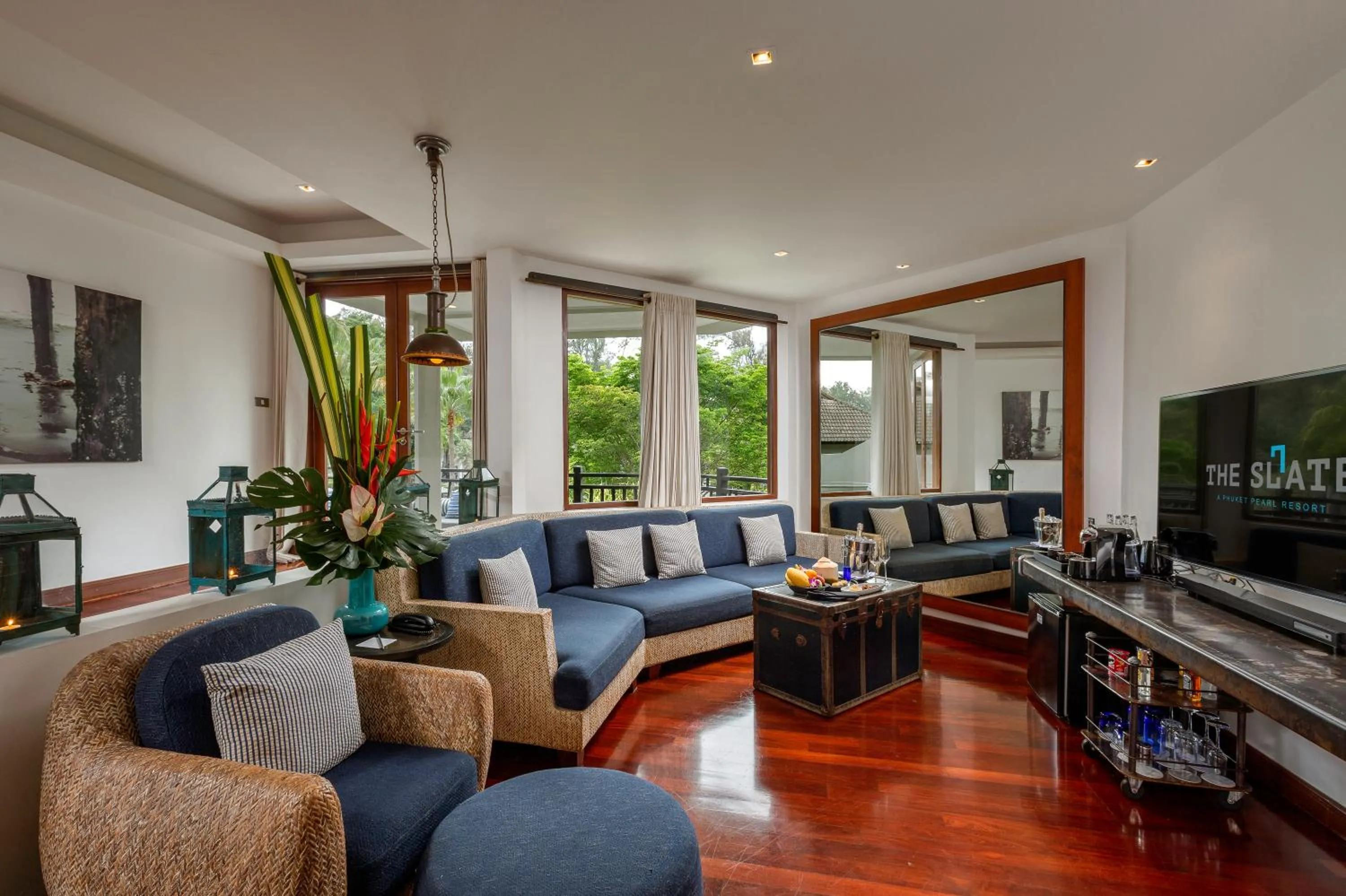 Living room in The Slate, Phuket