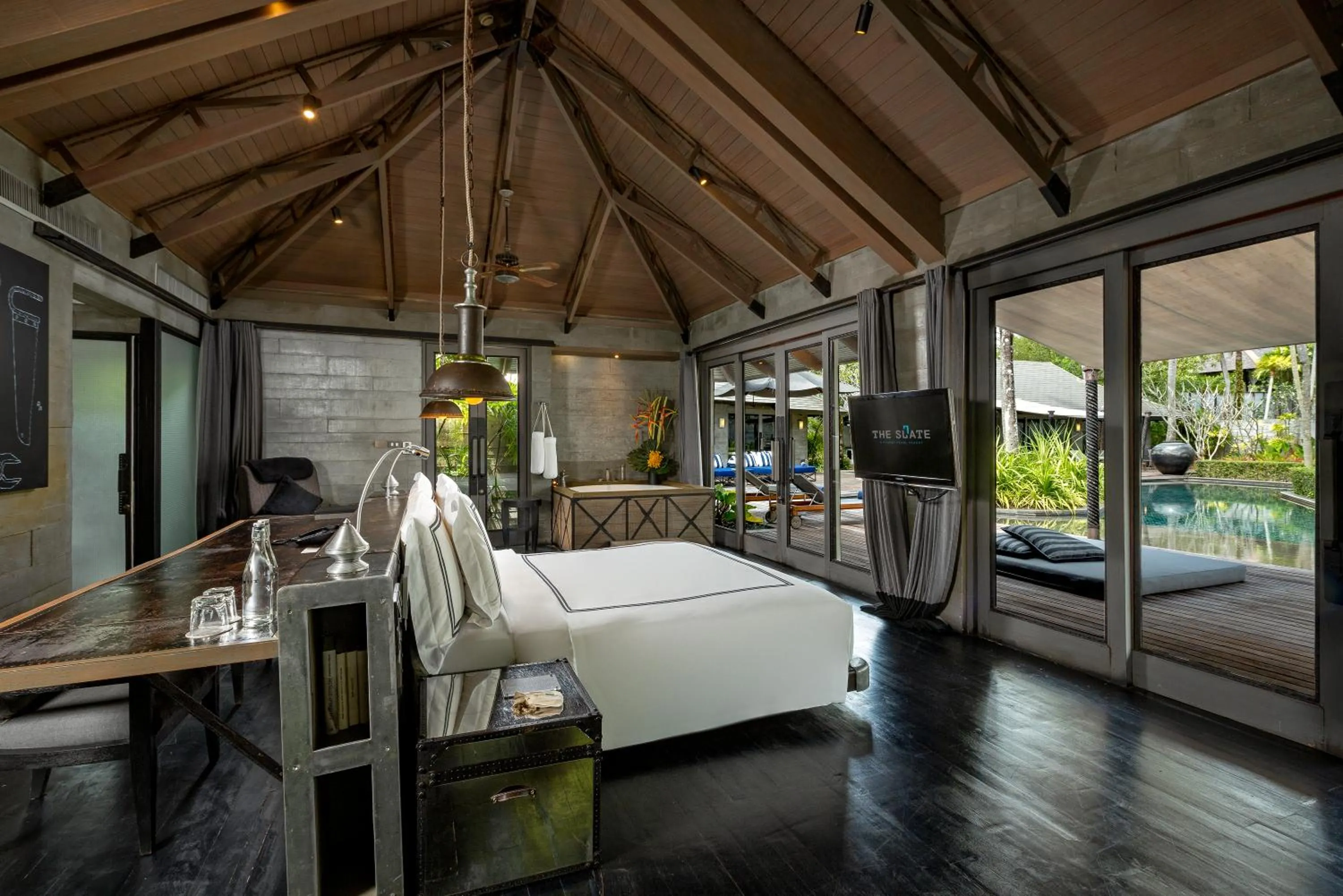 Bedroom, Bed in The Slate, Phuket