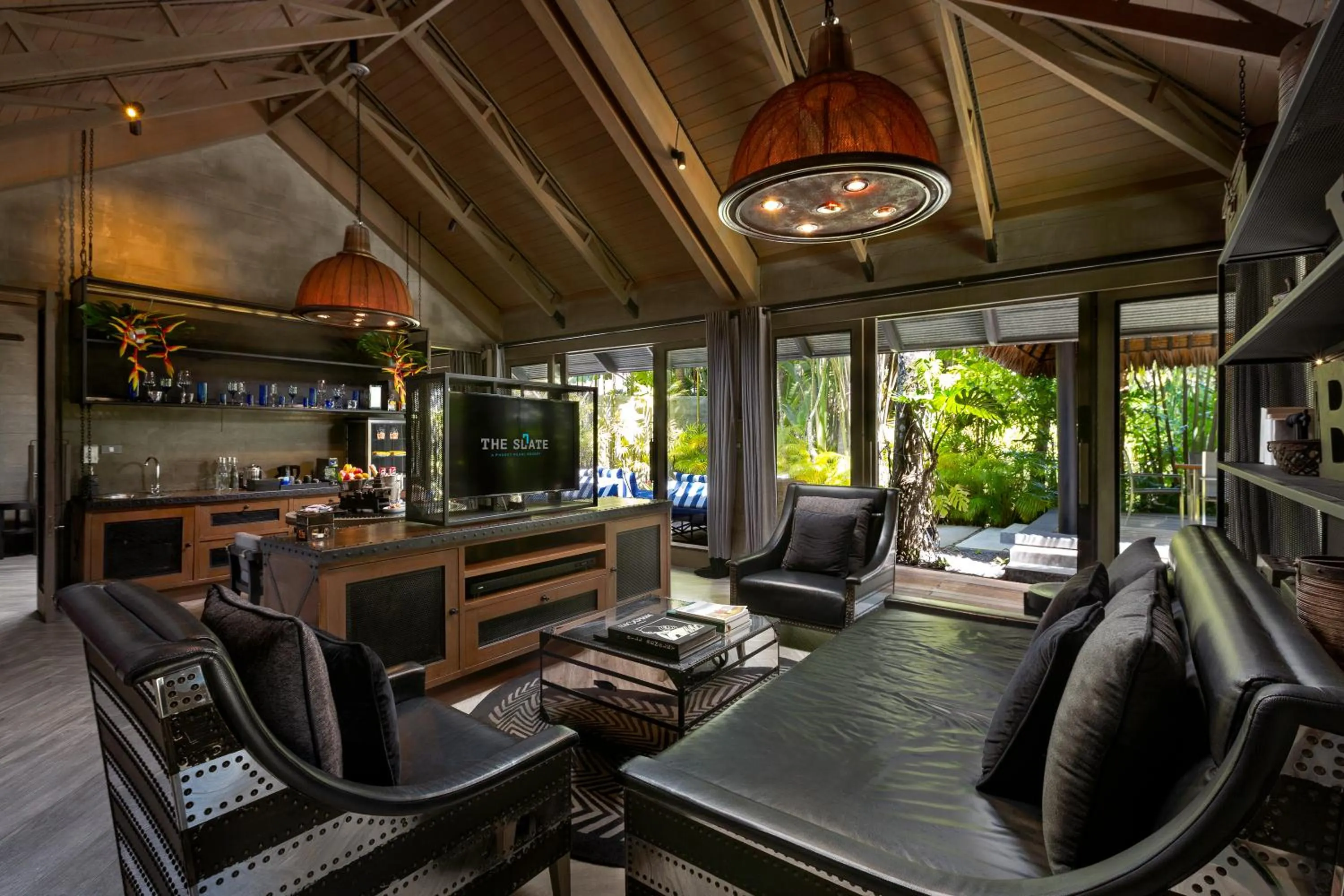 Seating area in The Slate, Phuket