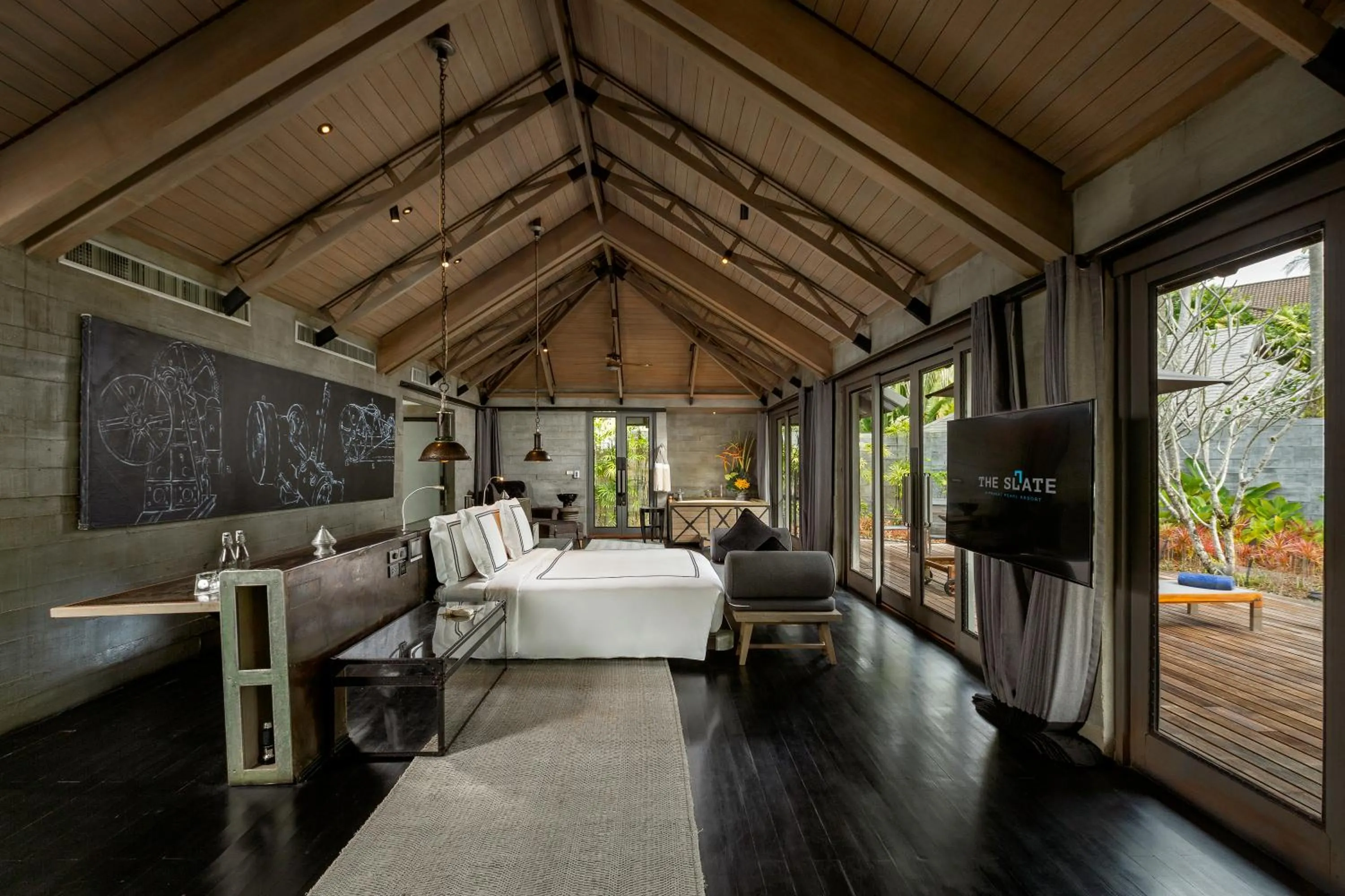 Bedroom, Bed in The Slate, Phuket