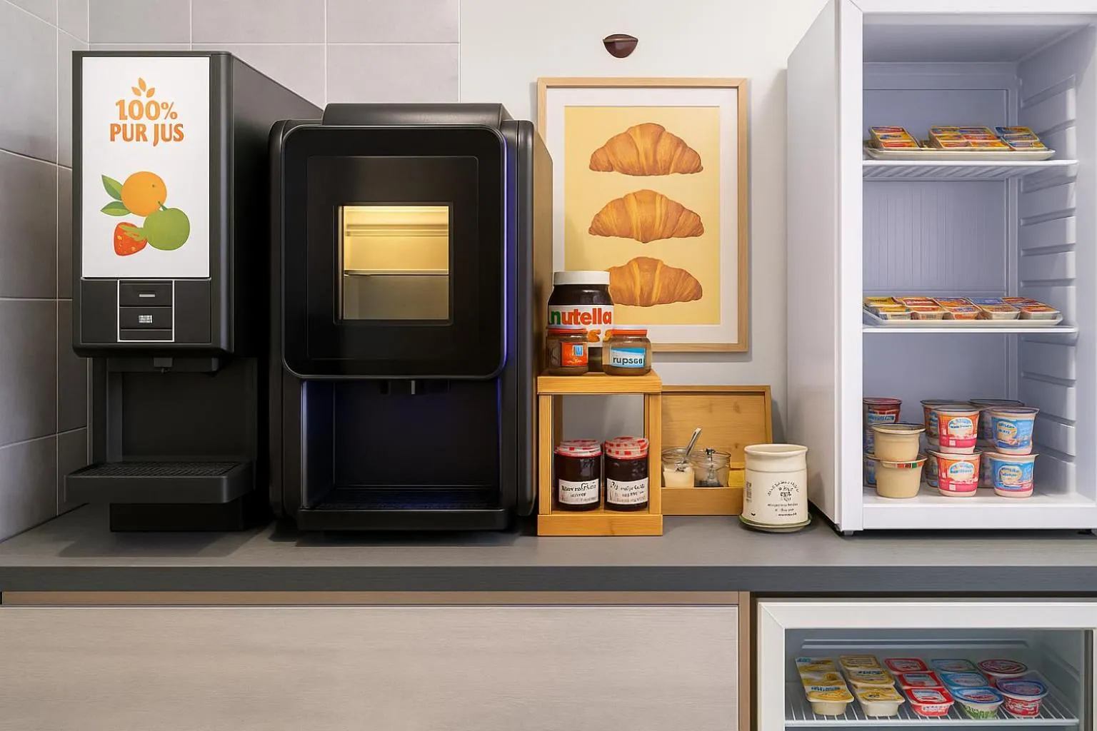 Buffet breakfast in Hotel Arc Paris Porte d'Orléans