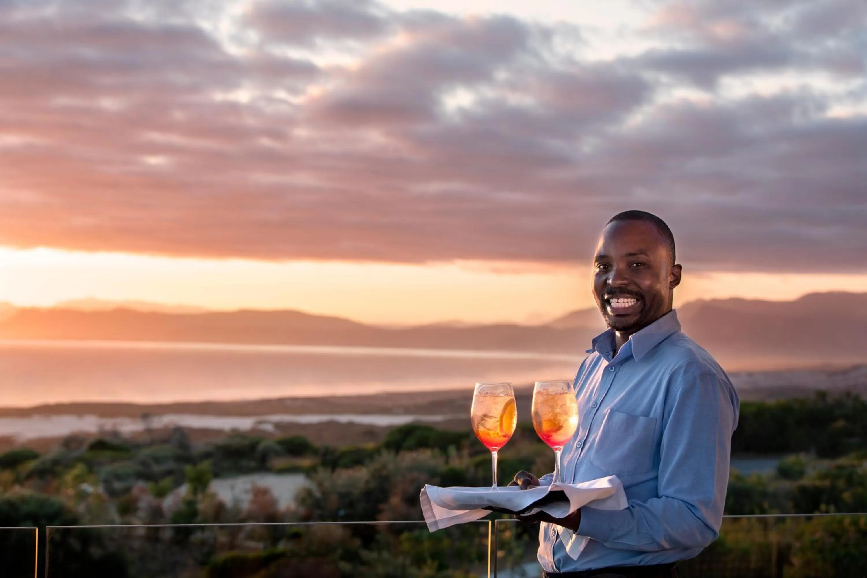 Drinks in Grootbos Private Nature Reserve