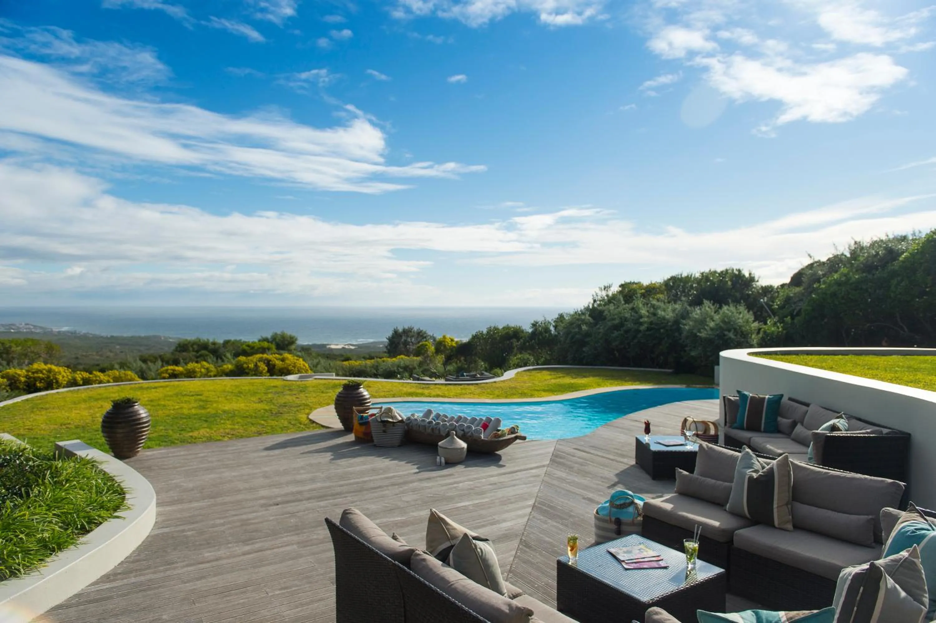 Swimming pool in Grootbos Private Nature Reserve