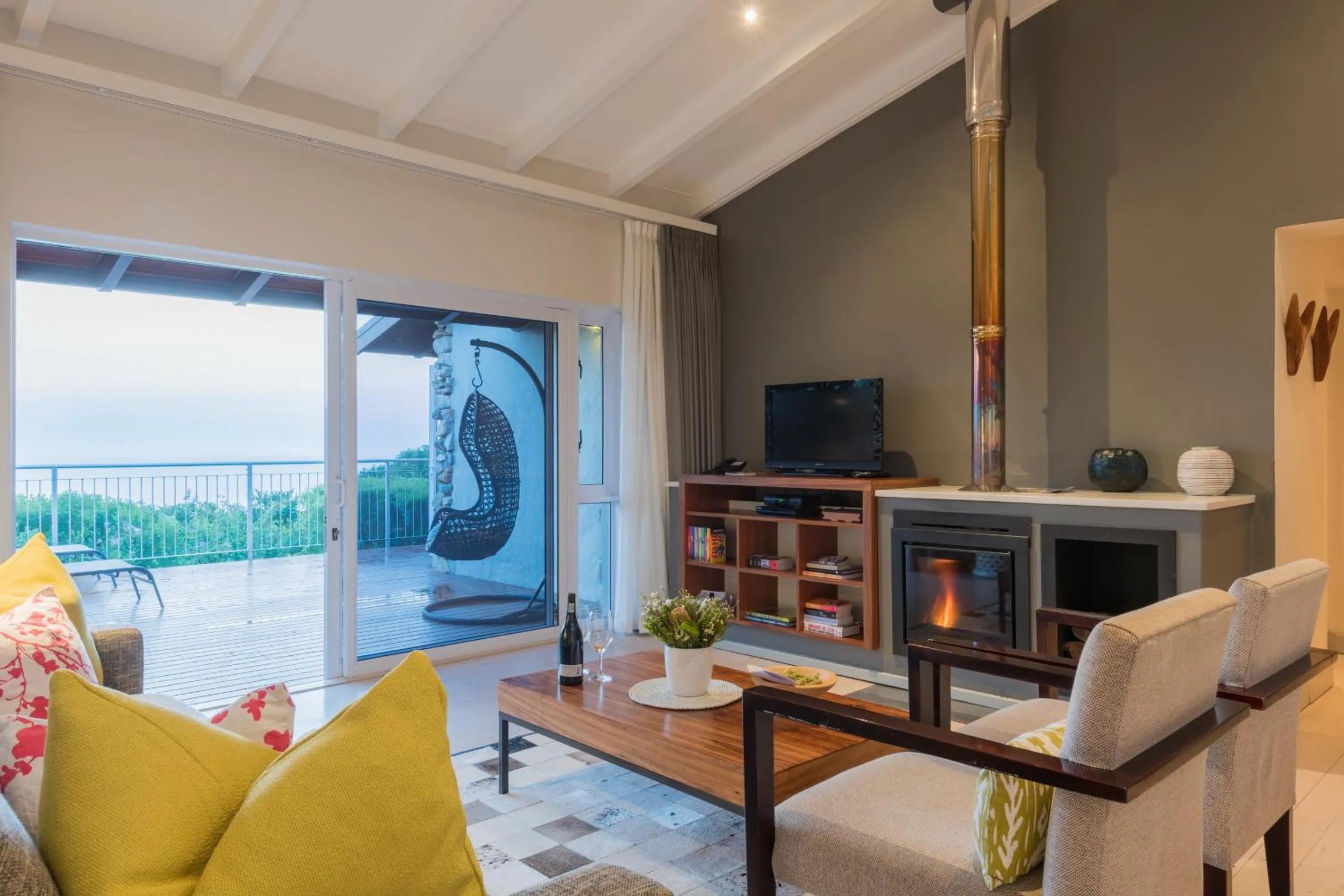 Living room in Grootbos Private Nature Reserve