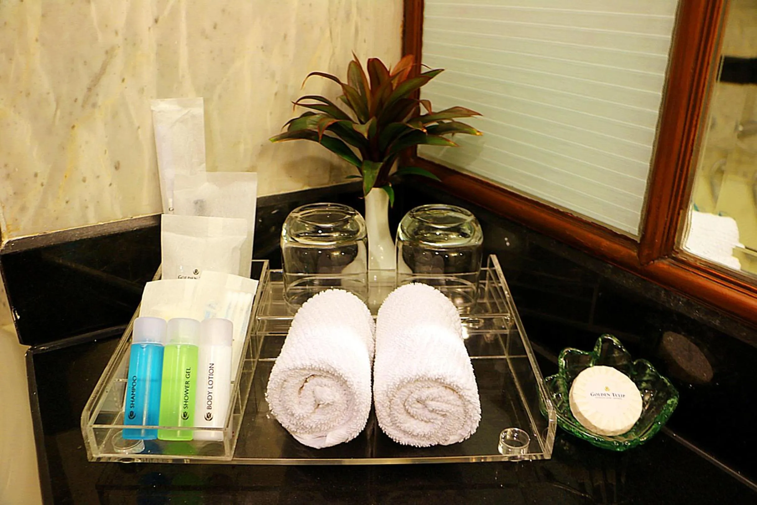 Bathroom in Golden Tulip Sovereign Hotel Bangkok