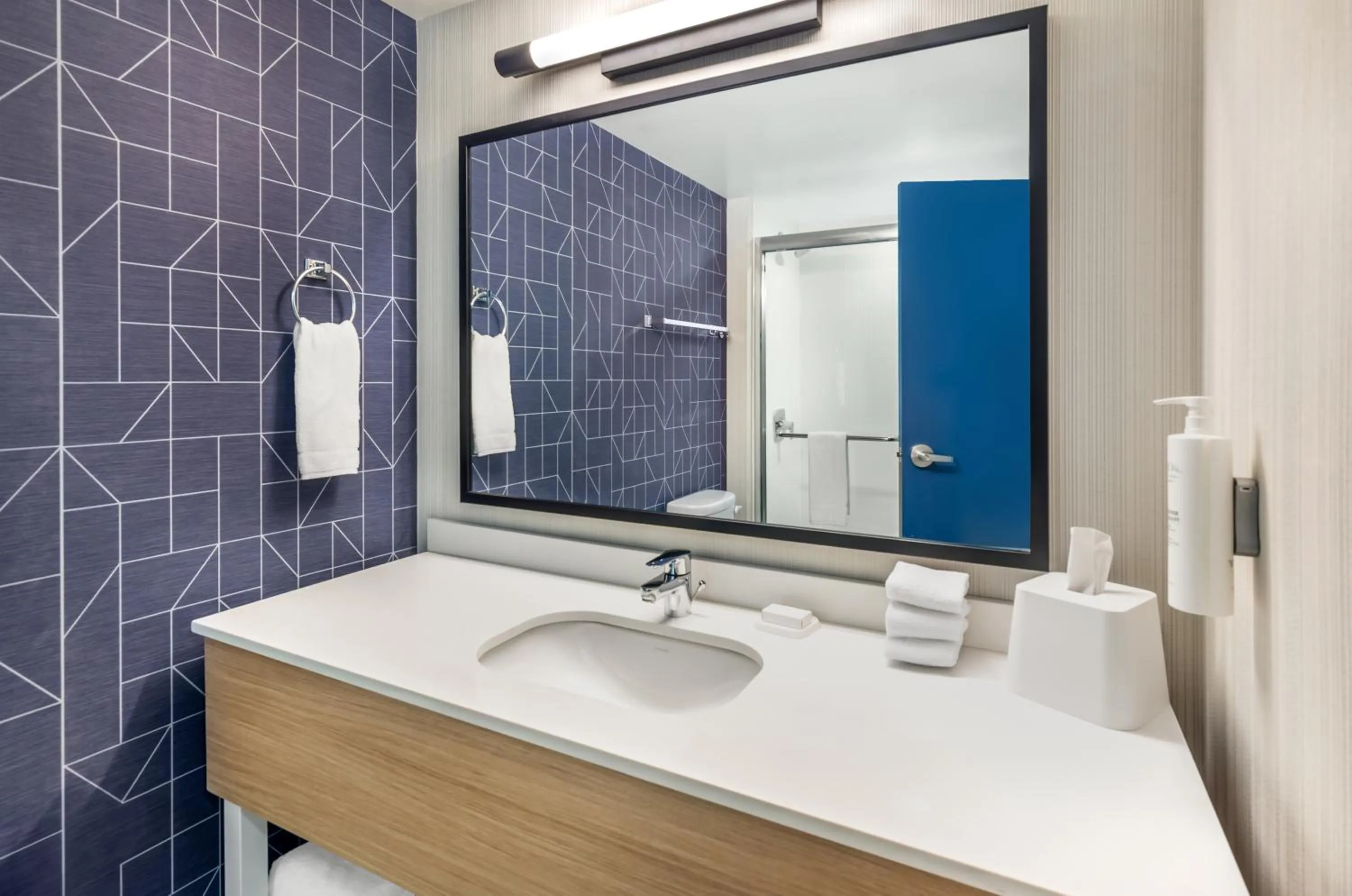 Bathroom in Spark By Hilton Roanoke Airport