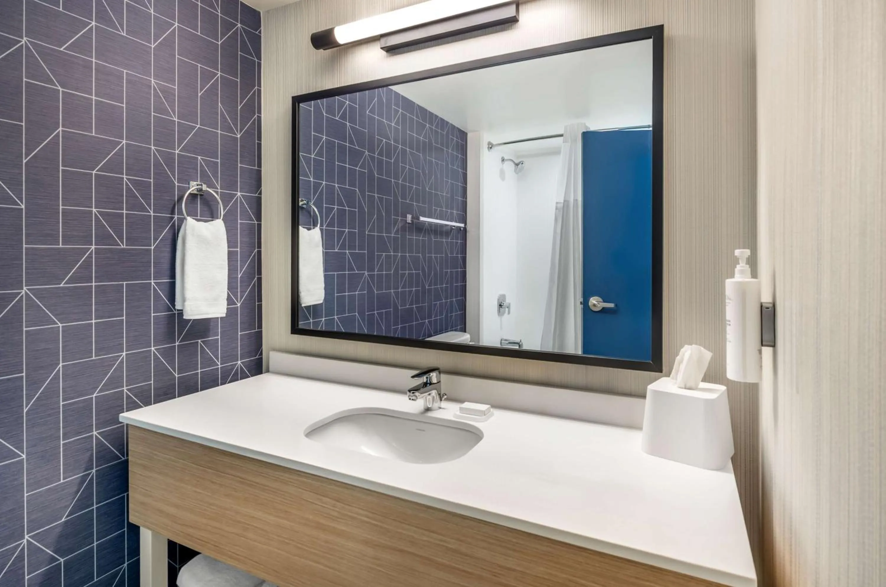 Bathroom in Spark By Hilton Roanoke Airport