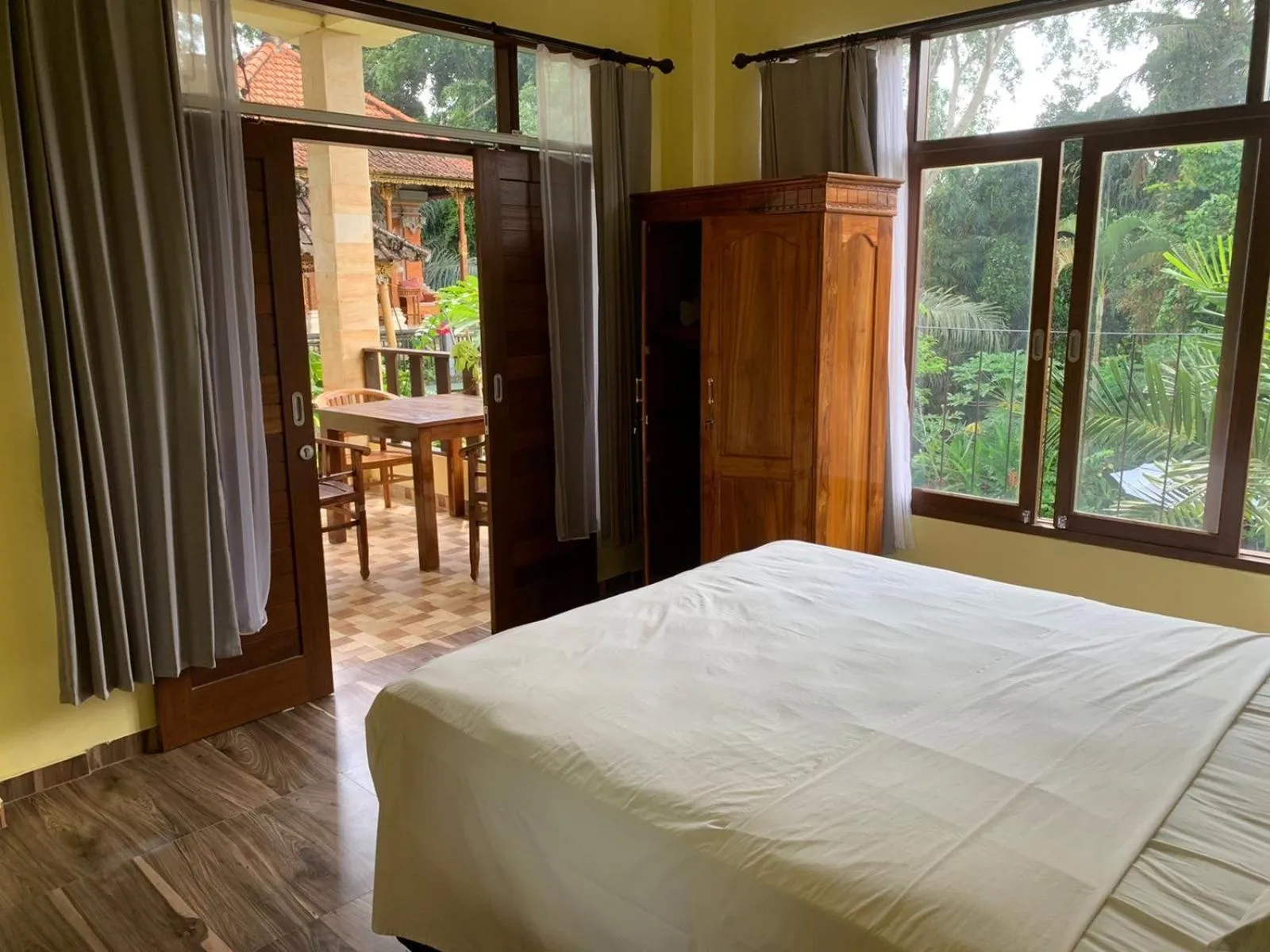 Bed in Baligen Bungalow