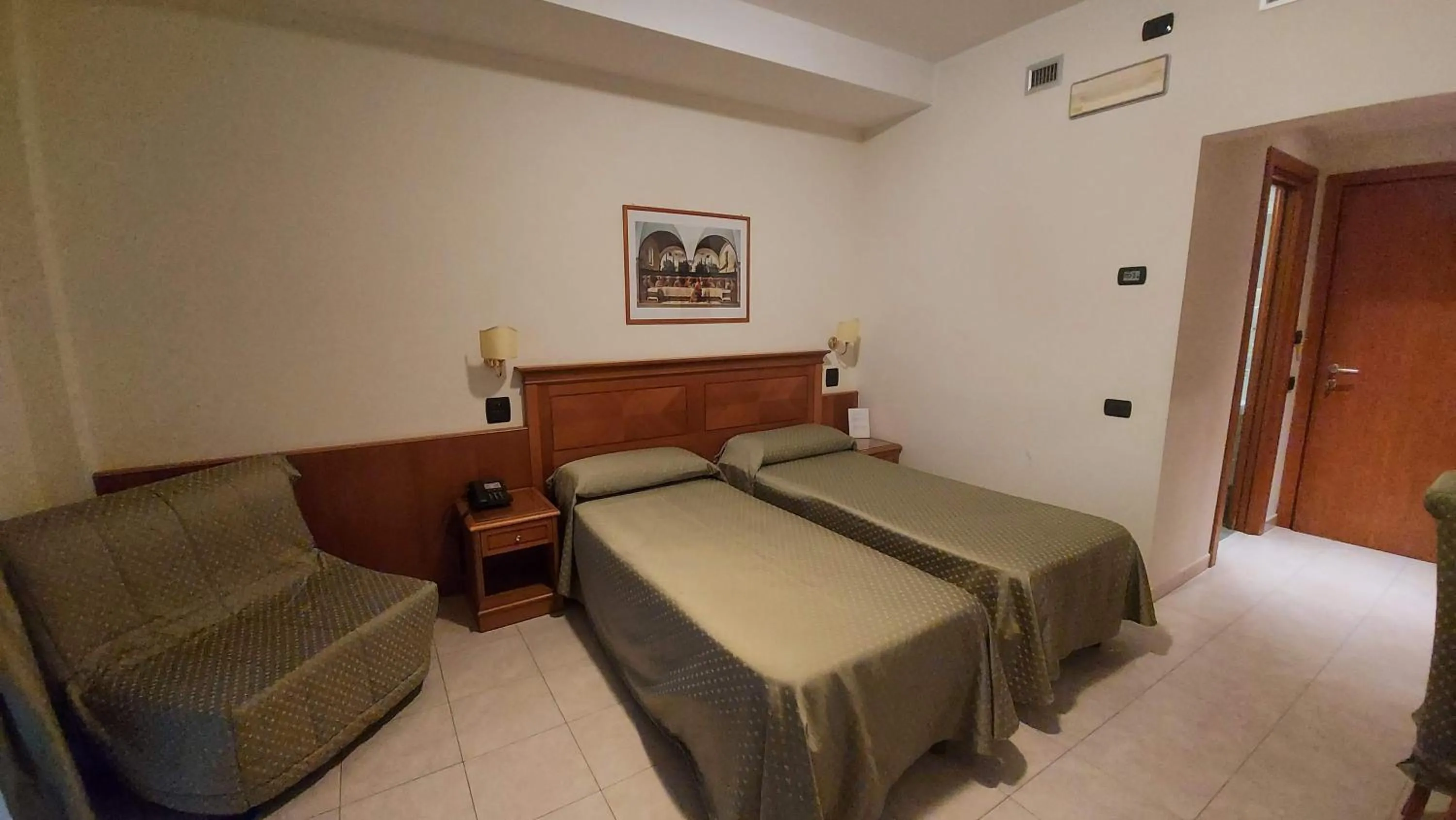 Bed in Grand Hotel Victoria