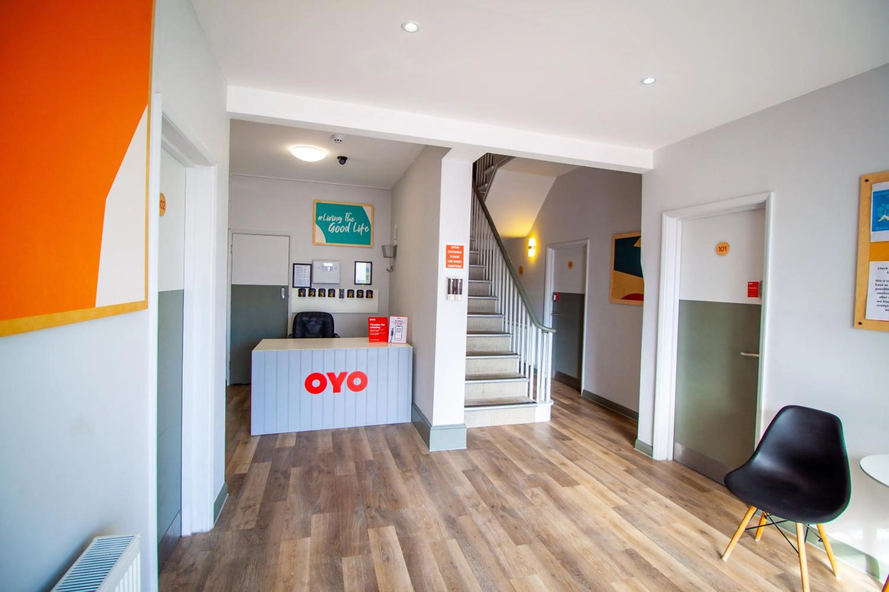 Lobby or reception in OYO Studiotel Great Yarmouth - Modern Hotel Apartments
