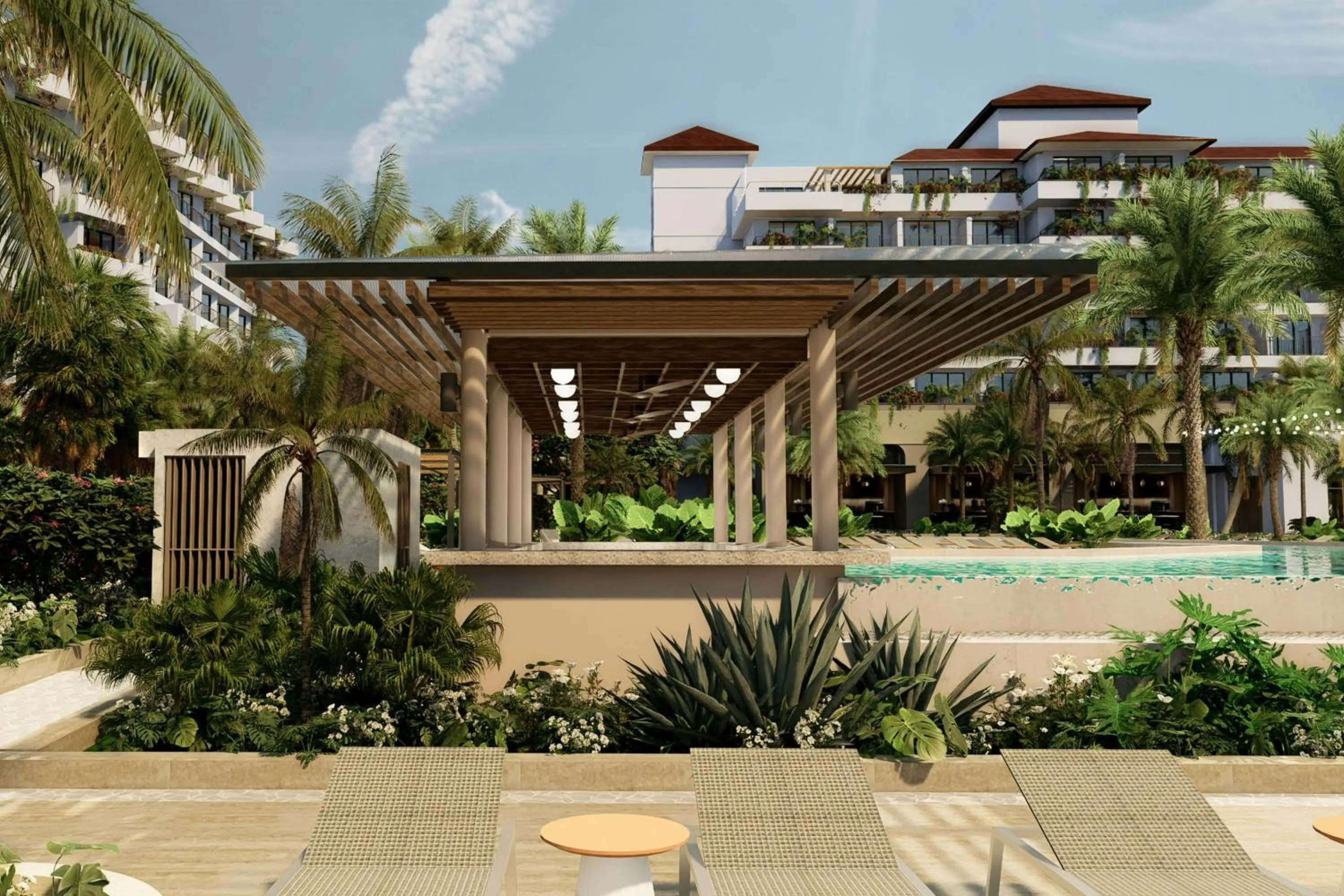 Swimming pool in Marriott Puerto Vallarta Resort & Spa