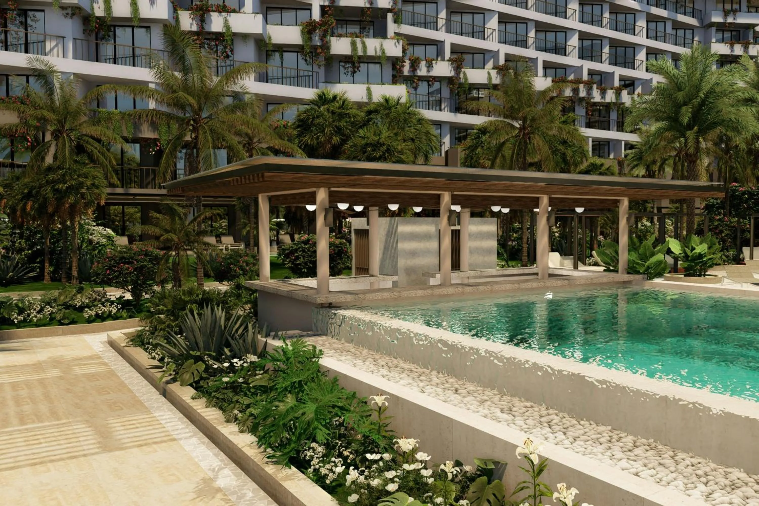 Swimming pool in Marriott Puerto Vallarta Resort & Spa